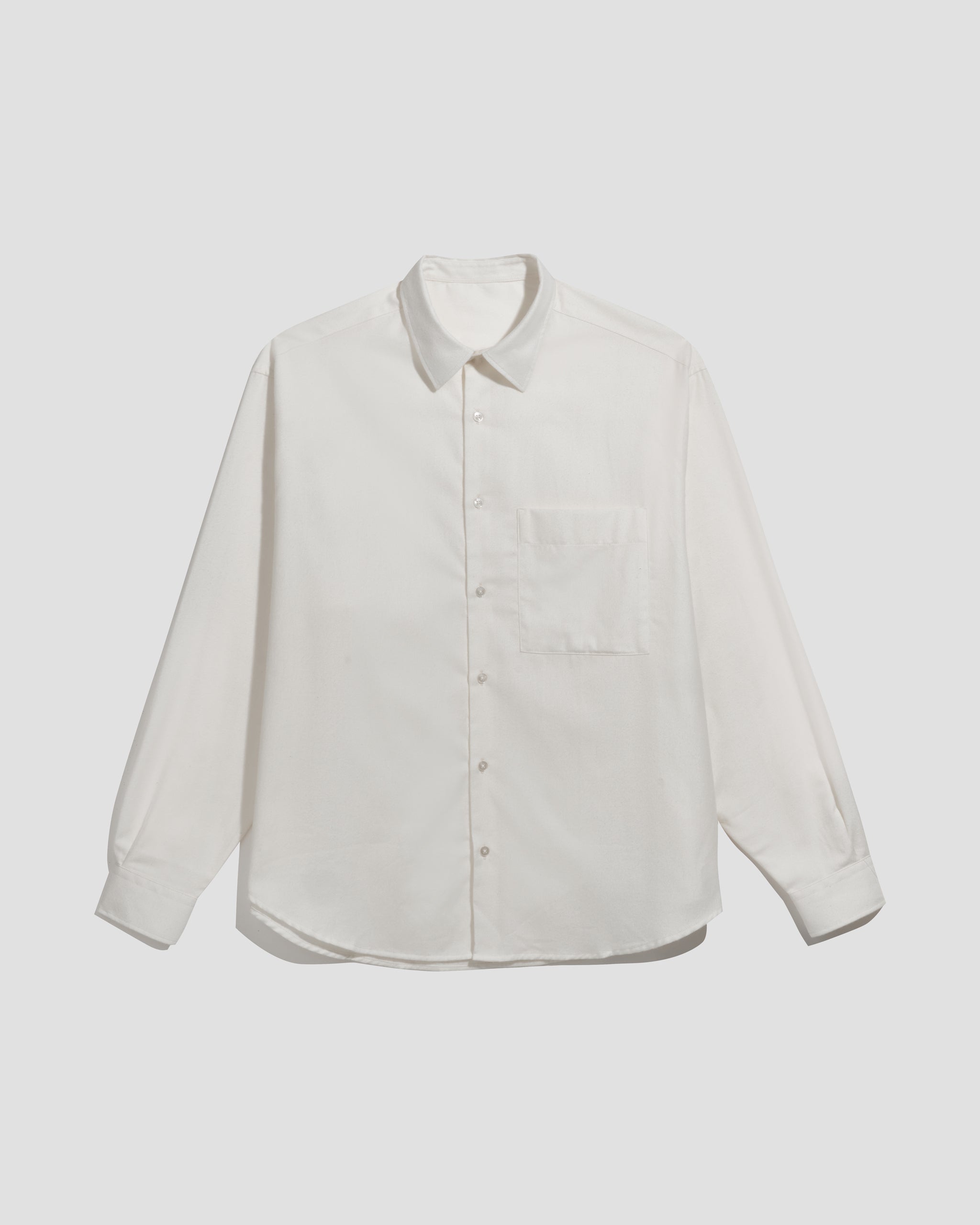 Oversized Shirt Flannel Off-White – Fairly Normal