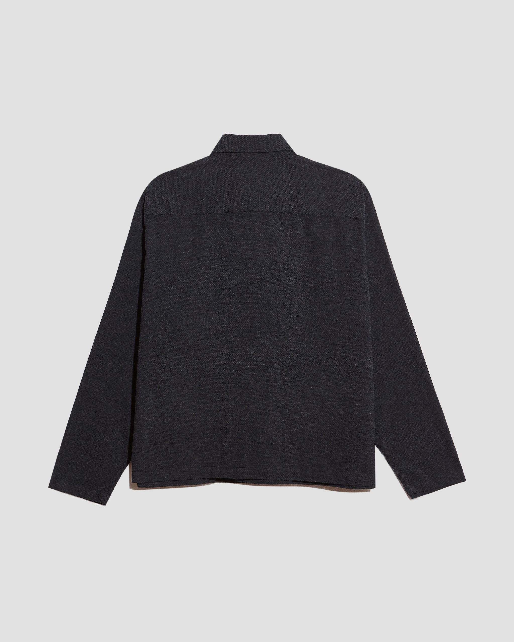 Box Shirt Cotton-Cashmere Grey