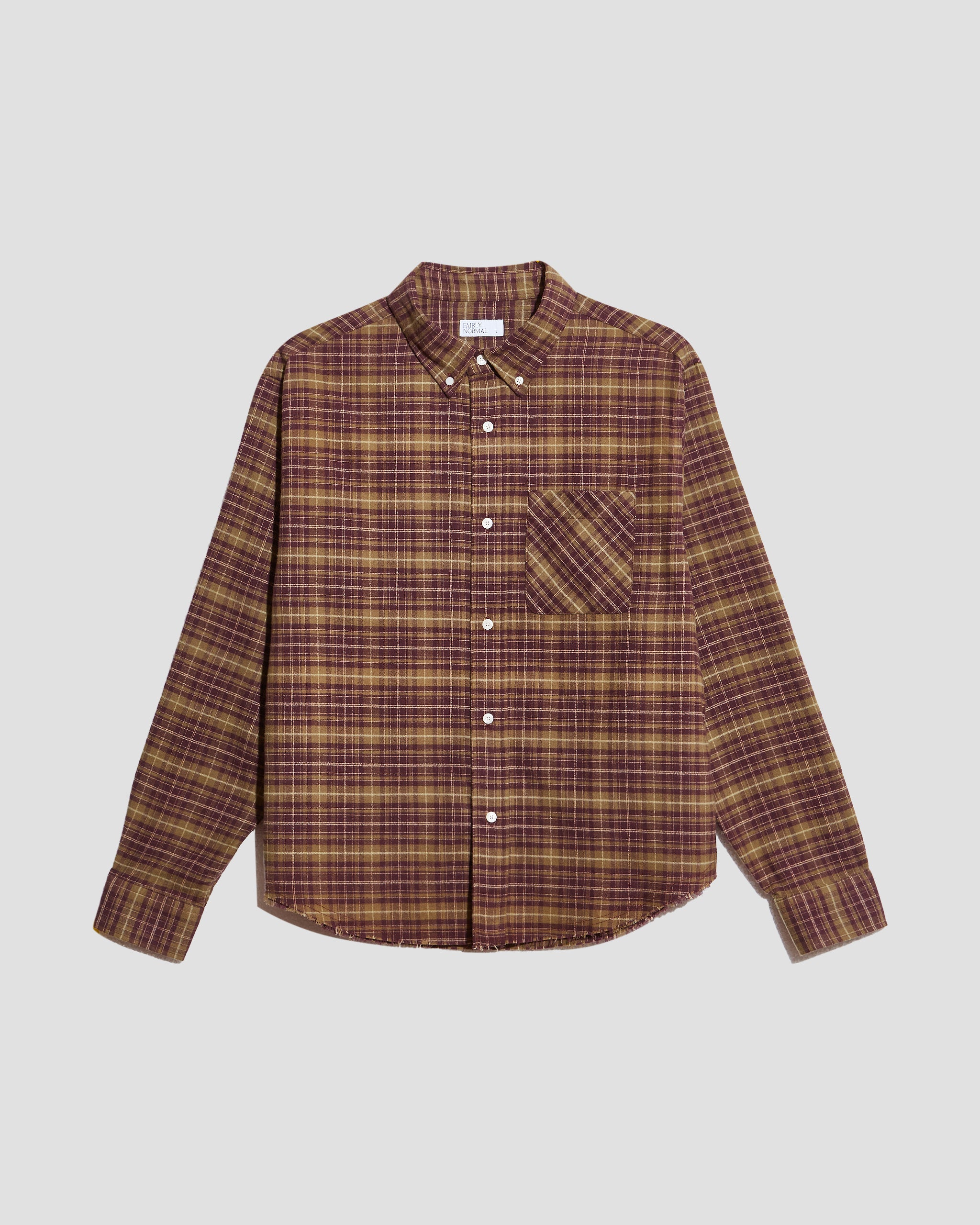 Office Shirt Flannel Plaid Purple