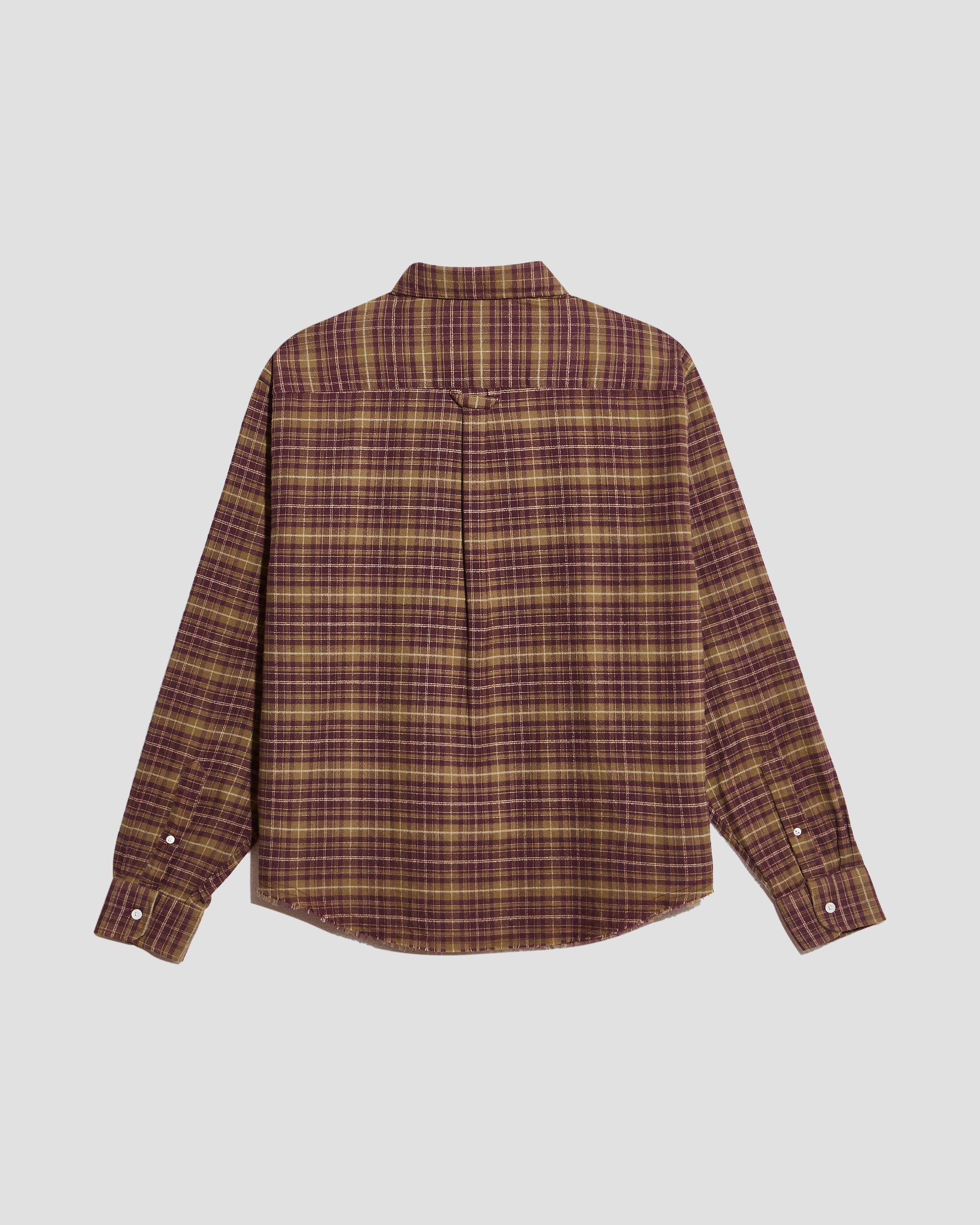 Office Shirt Flannel Plaid Purple