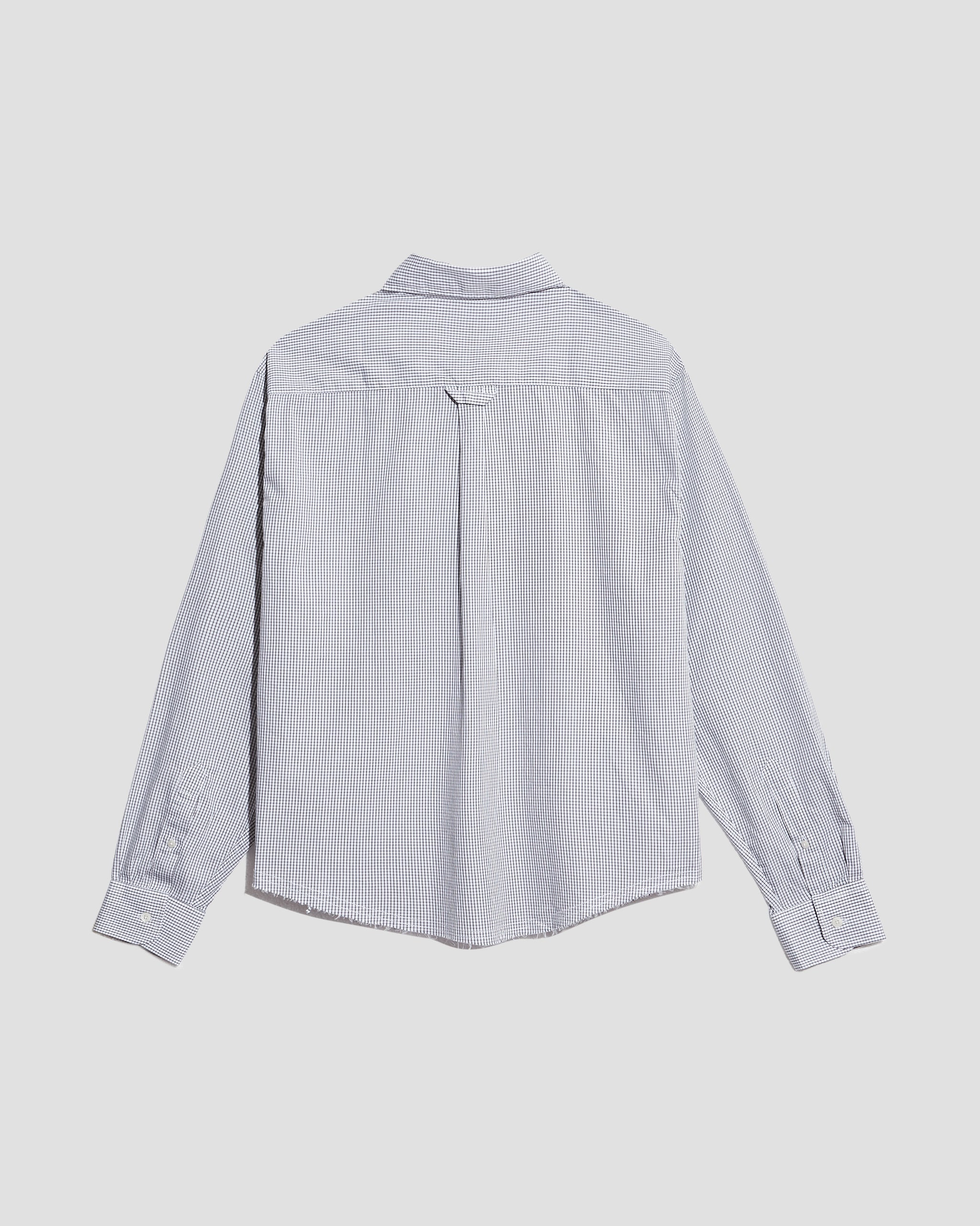 Office Shirt Check Grey
