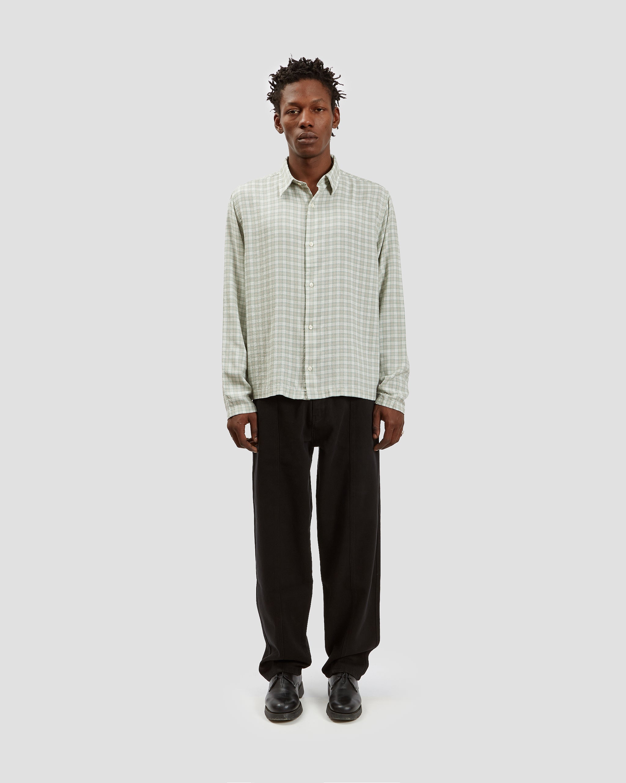 Box Shirt Check Pale