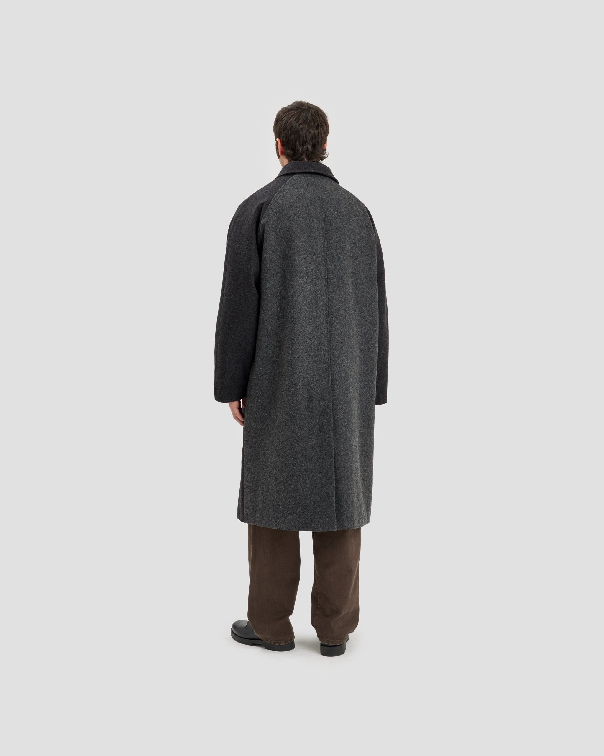 Wool Overcoat Dark Grey