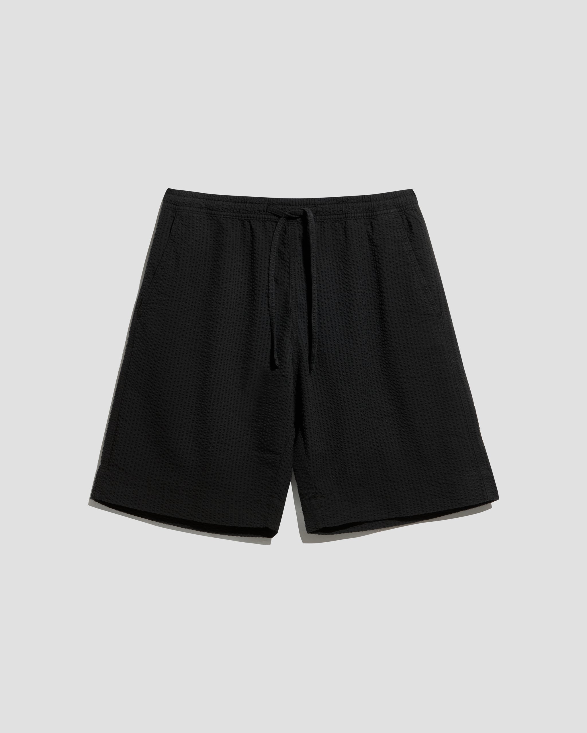 BRIEFING SEERSUCKER SHORT PANTS ブラックXL MEN'S SEERSUCKER DRESS SHORT PANTS（メンズシアサッカードレス