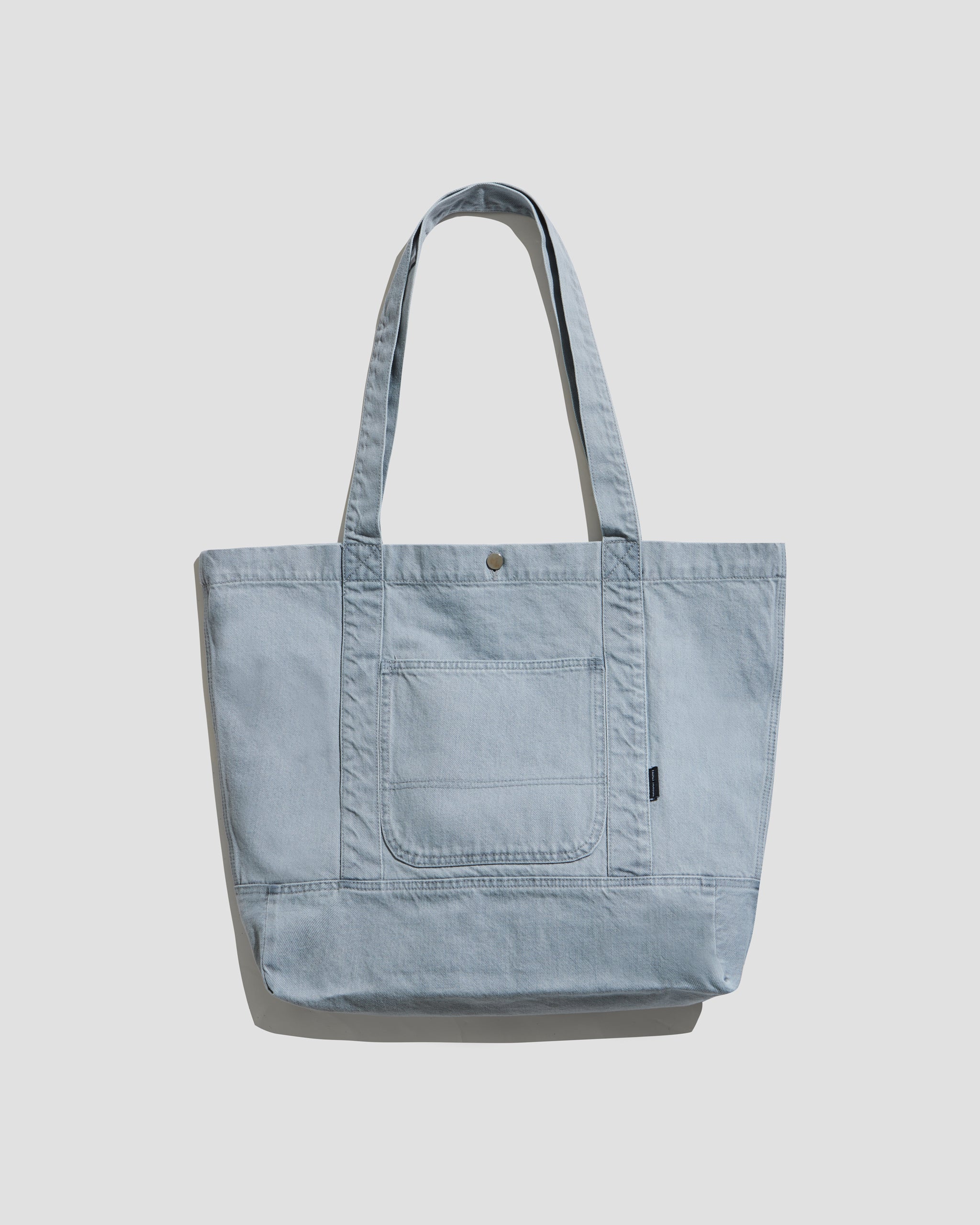 Denim Tote Bag Washed Grey