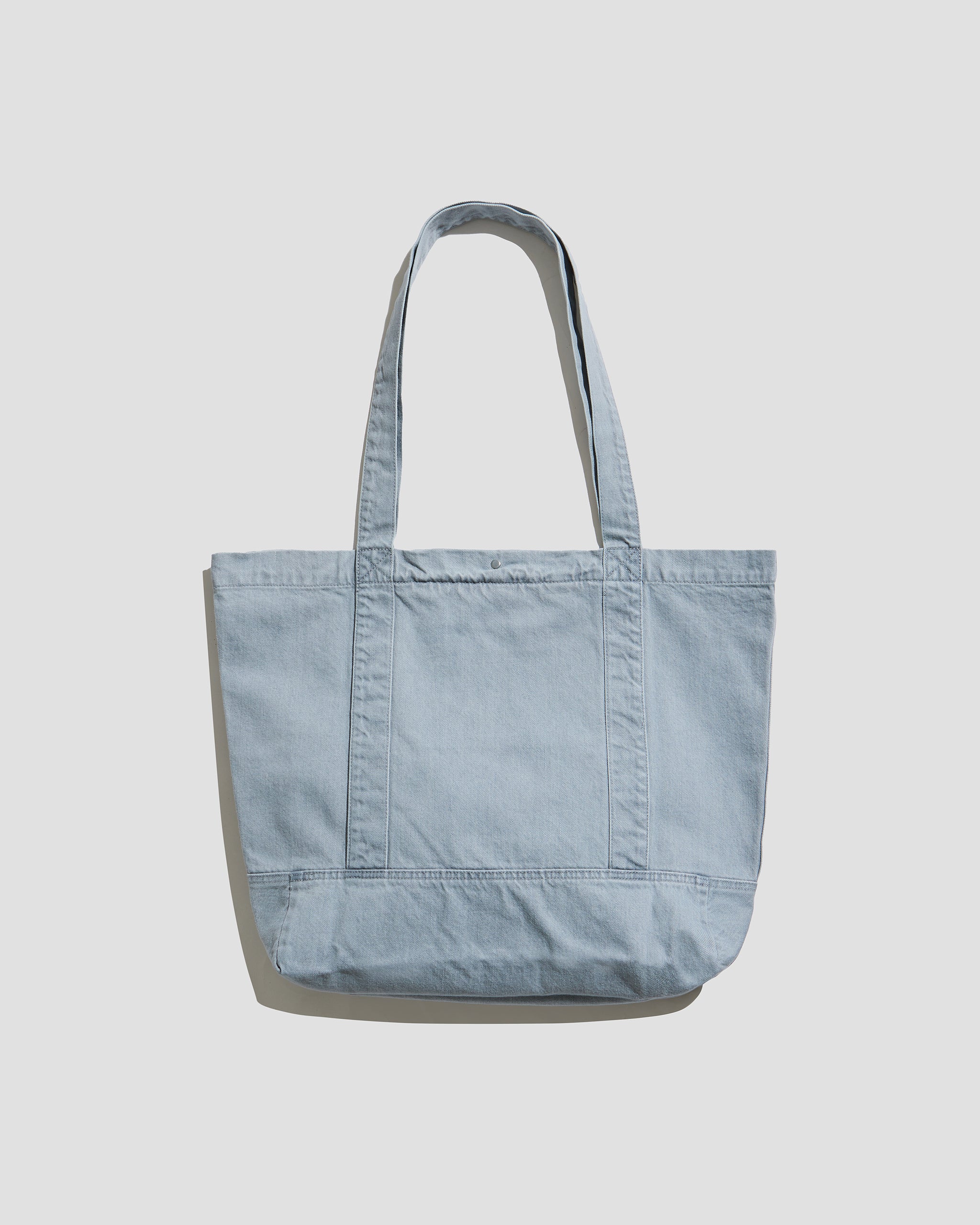Denim Tote Bag Washed Grey