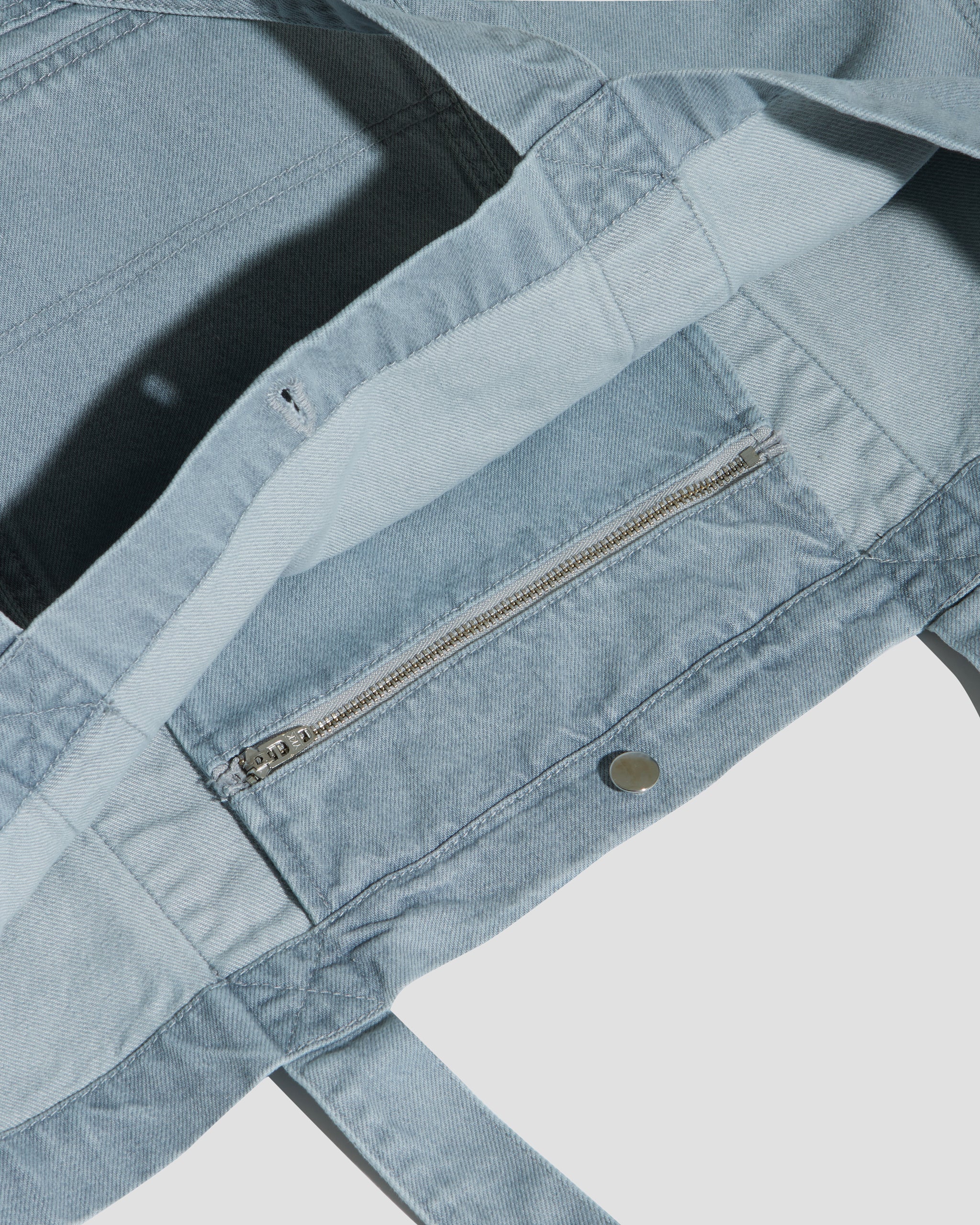 Denim Tote Bag Washed Grey