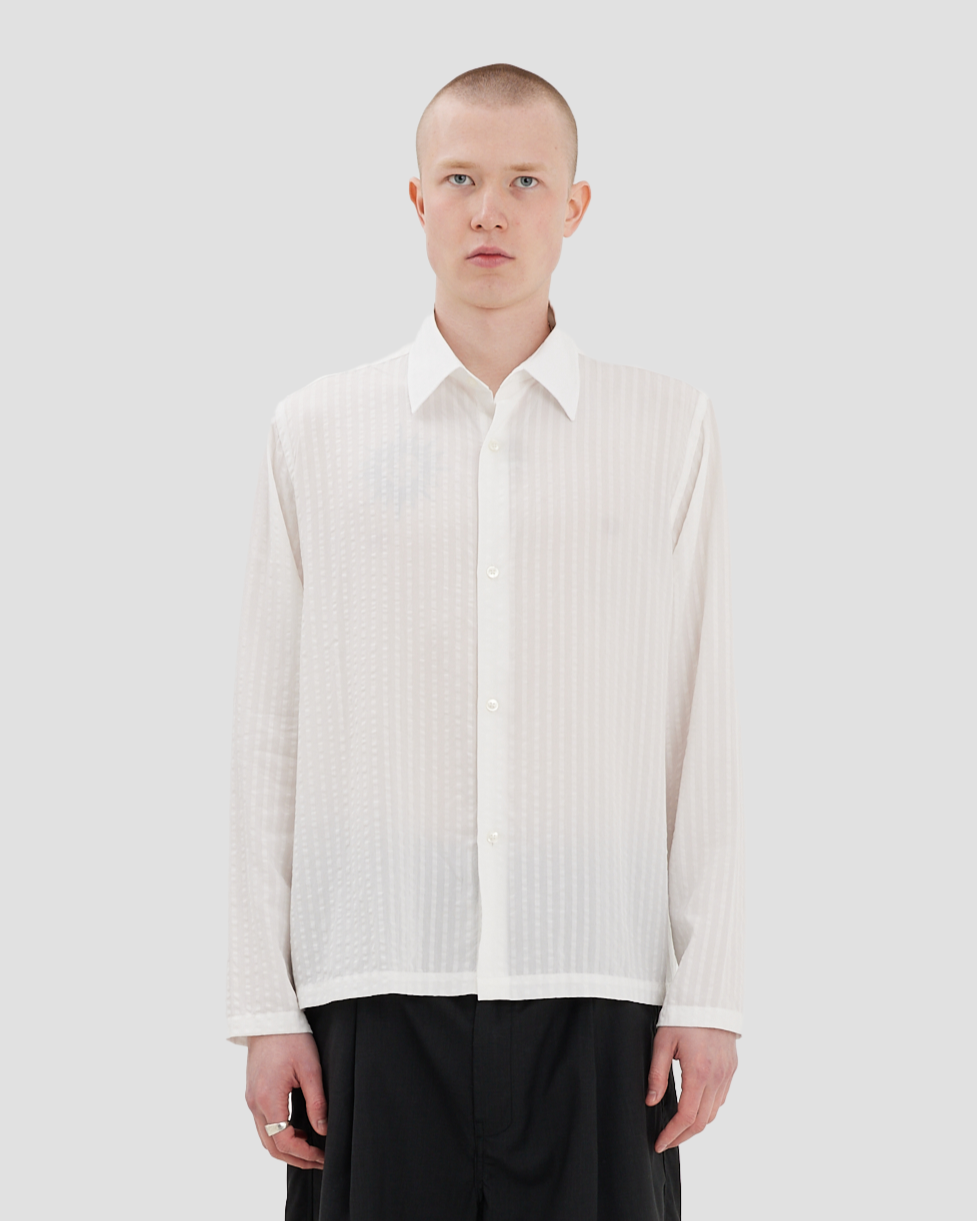 Box Shirt Tencel White