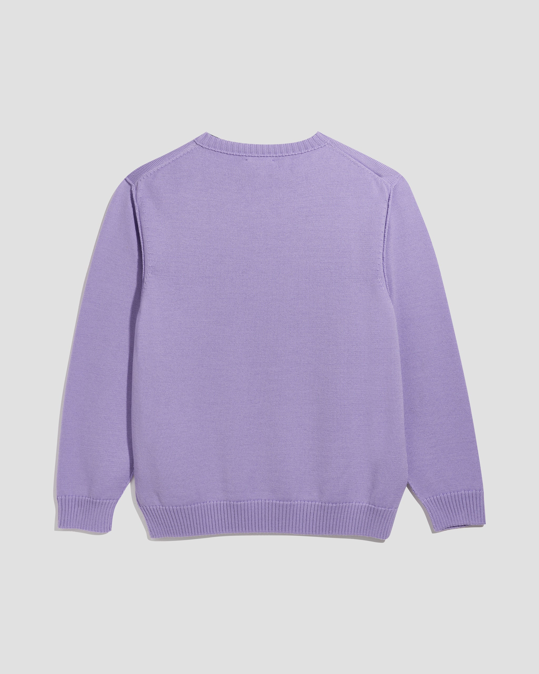 Merino V-Neck Sweater Lilac