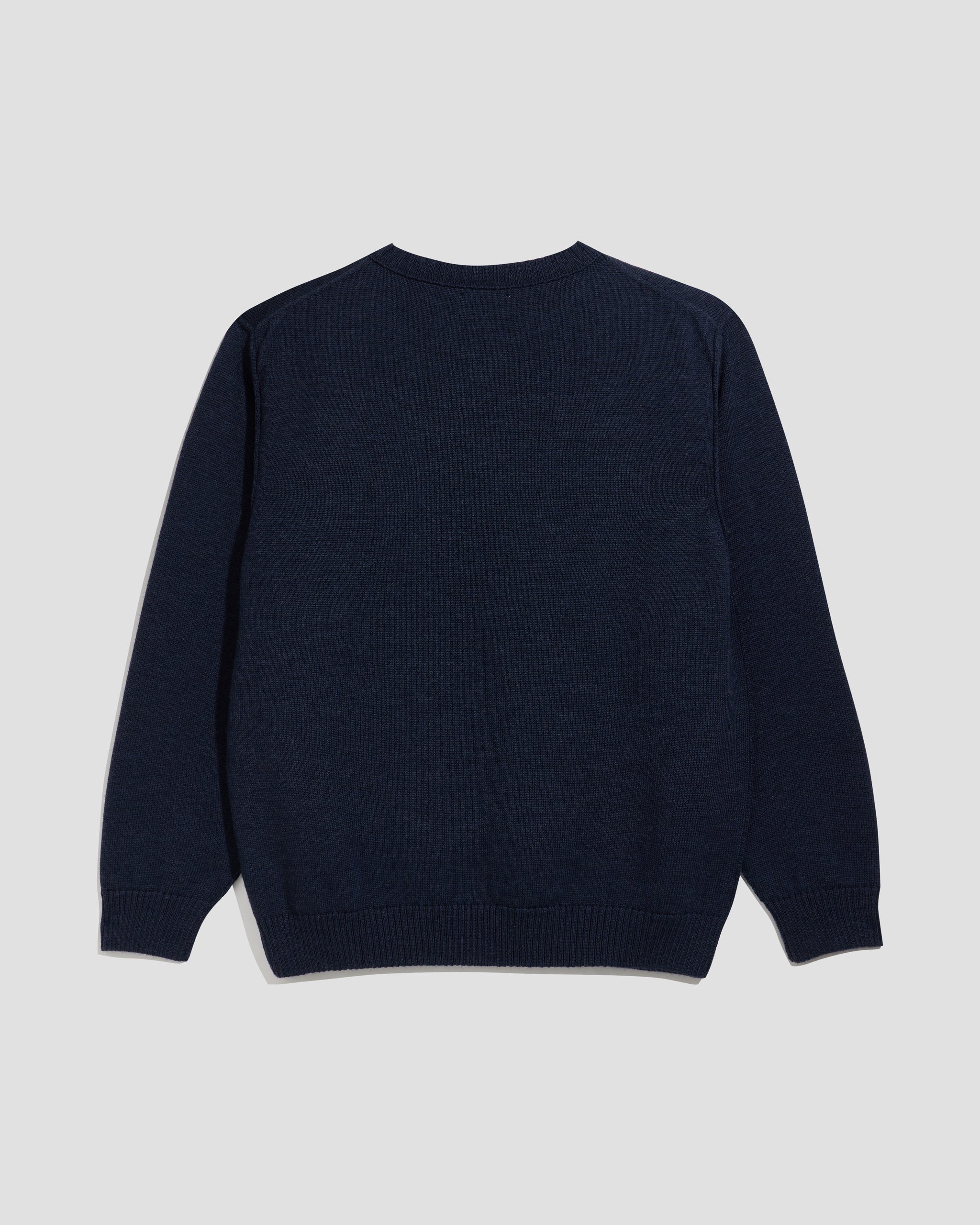 Merino V-Neck Sweater Navy