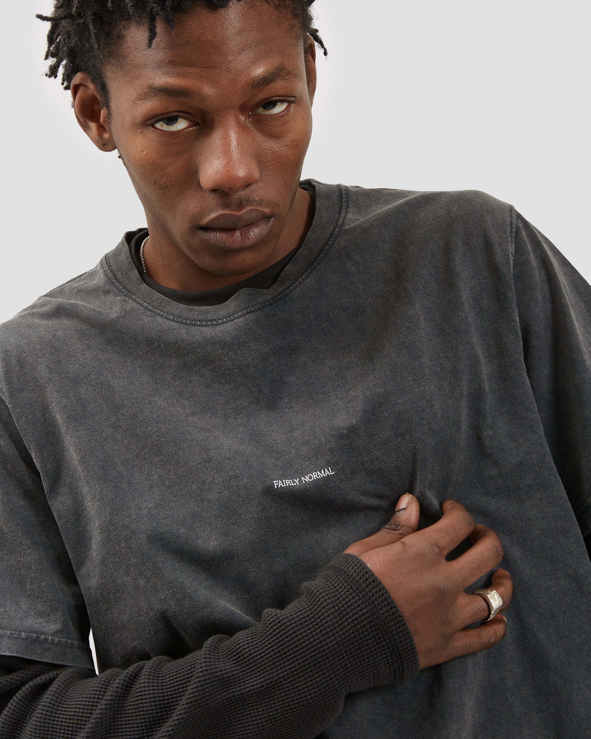 Core Logo T-Shirt Washed Black