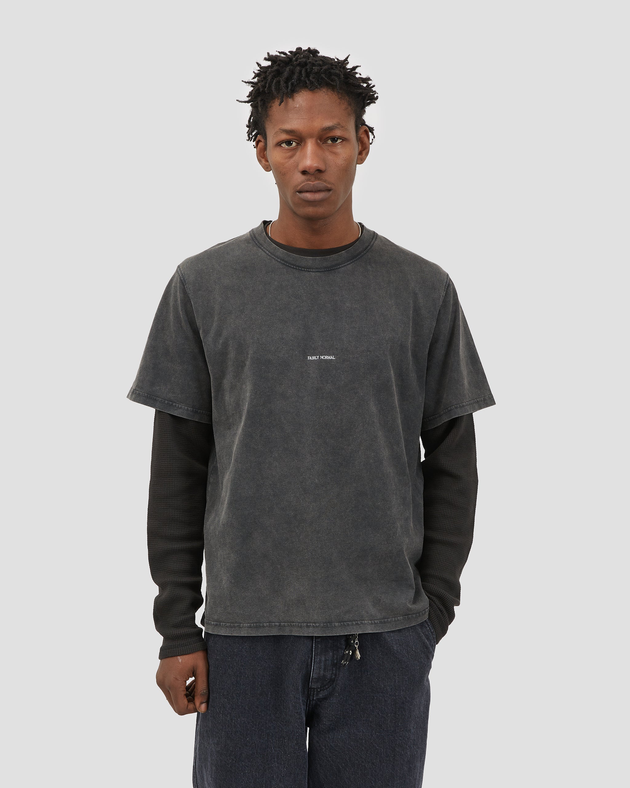 Core Logo T-Shirt Washed Black