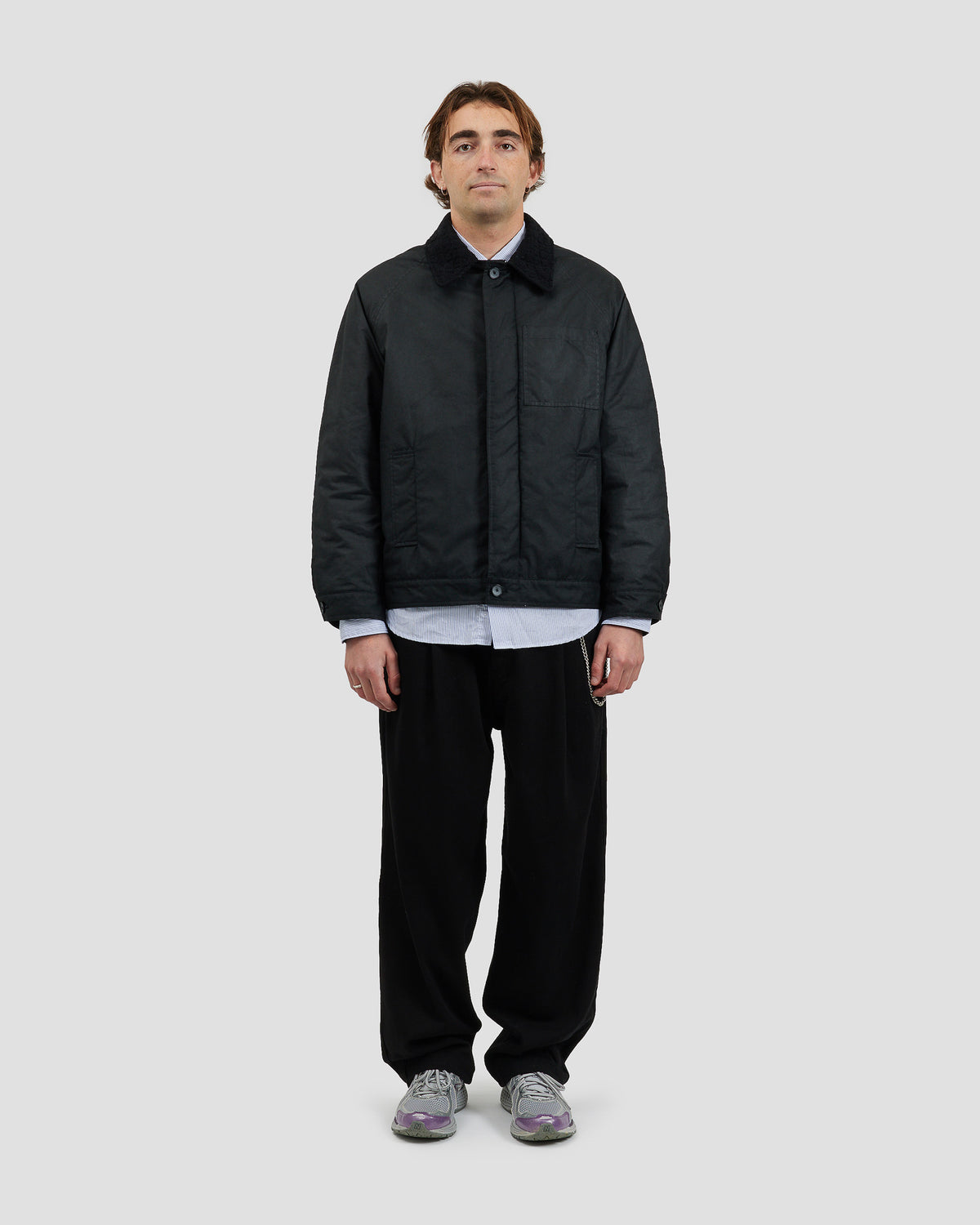 Waxed Jacket Black