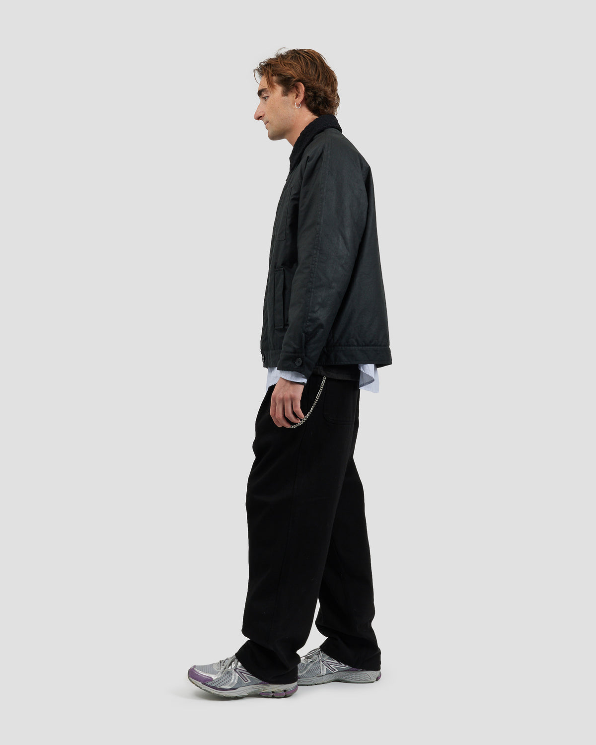 Waxed Jacket Black