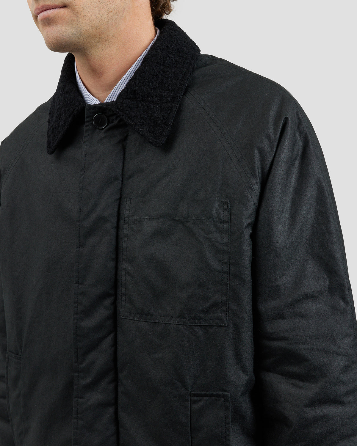 Waxed Jacket Black