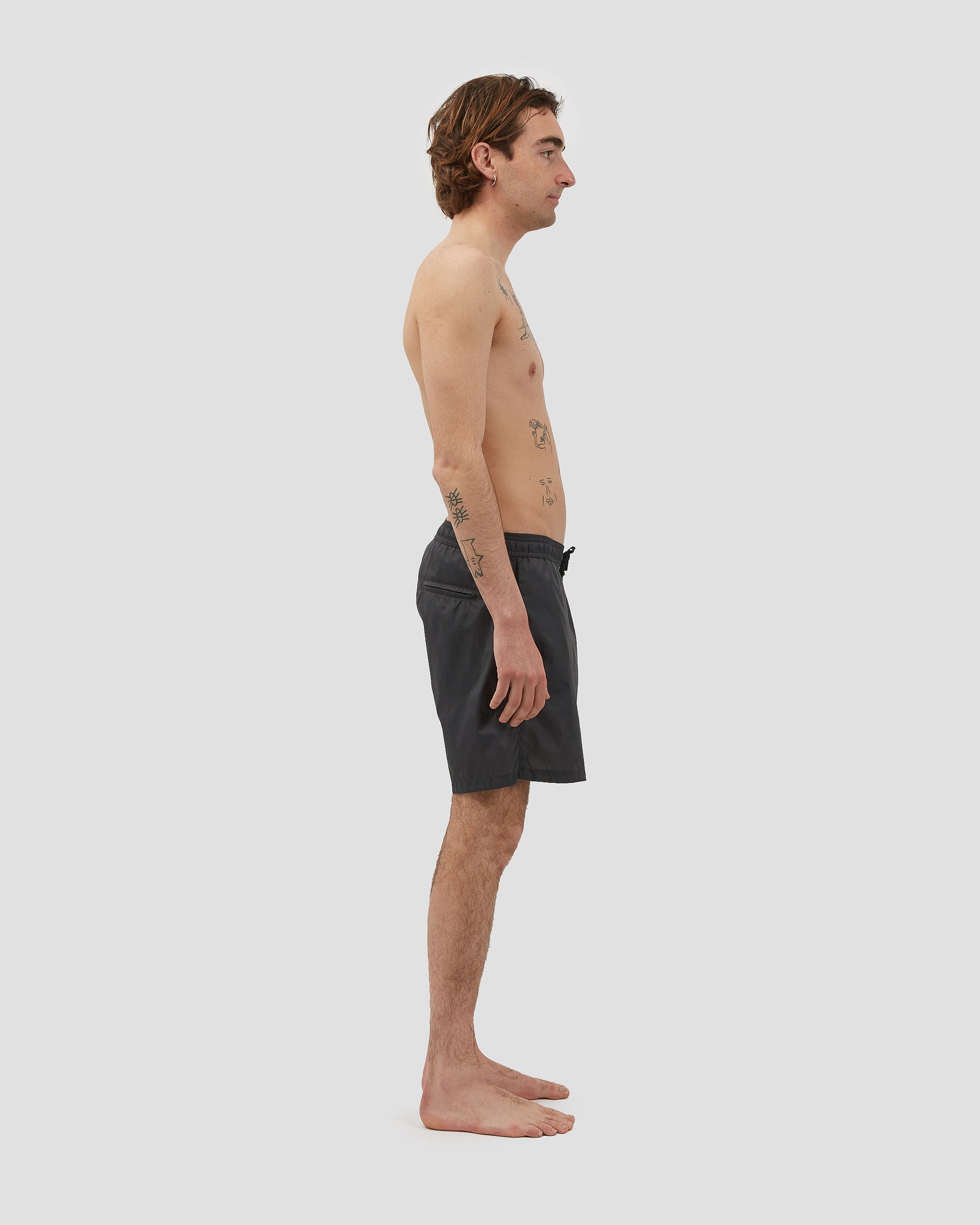 Field Nylon Shorts Dark Grey