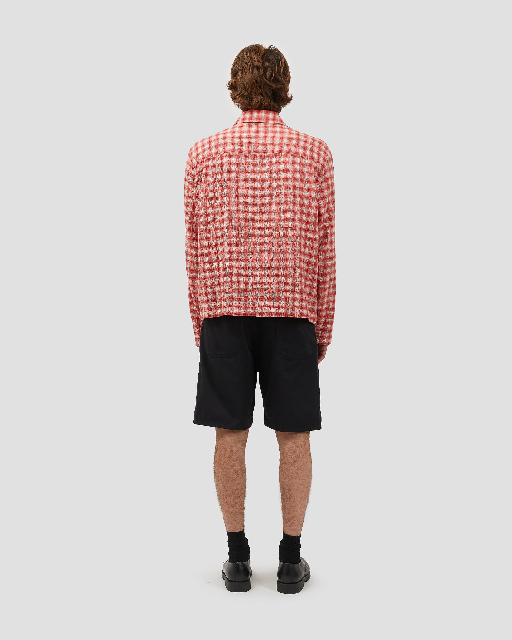 Pleated Shorts Twill Black