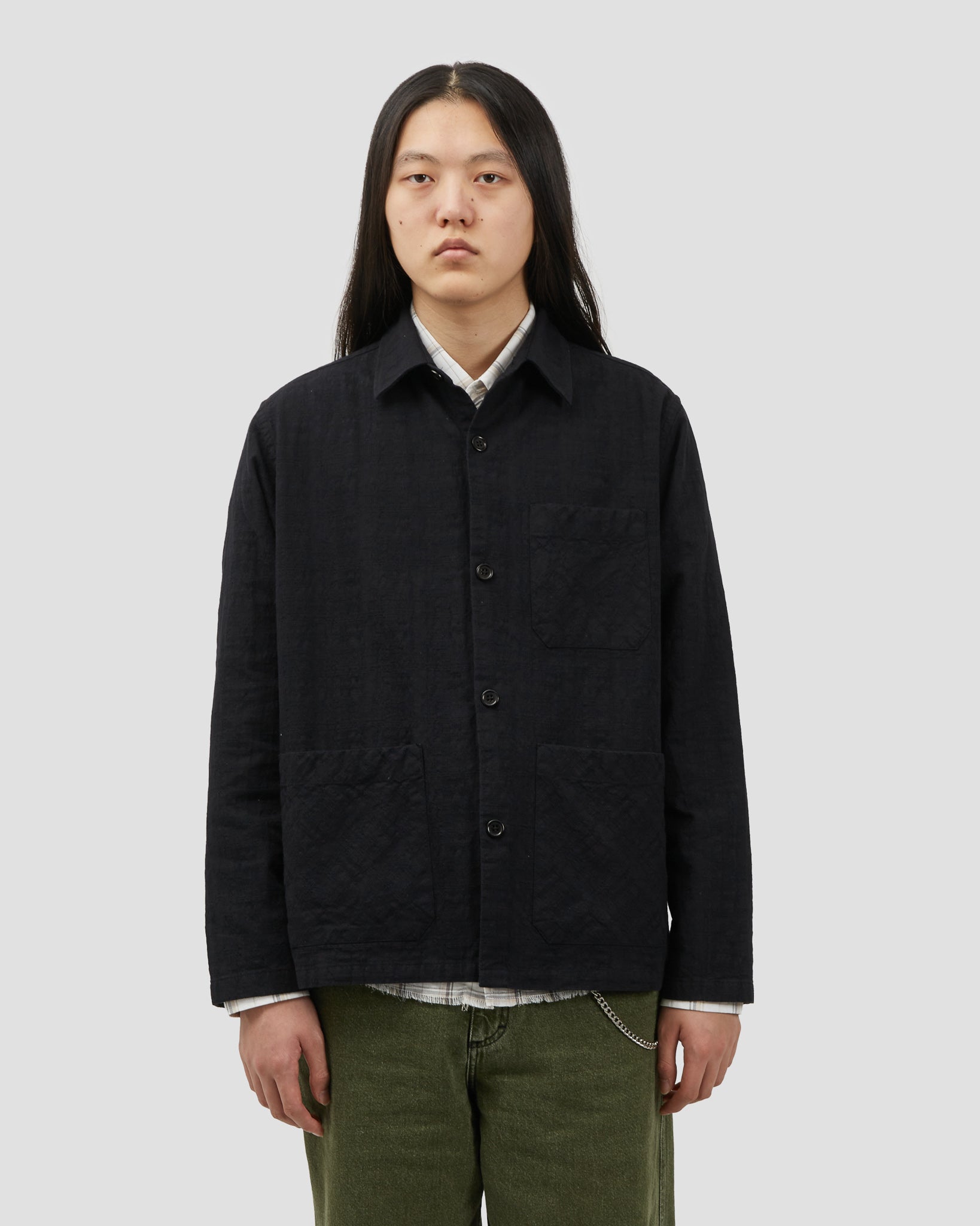 Overshirt Textured Black