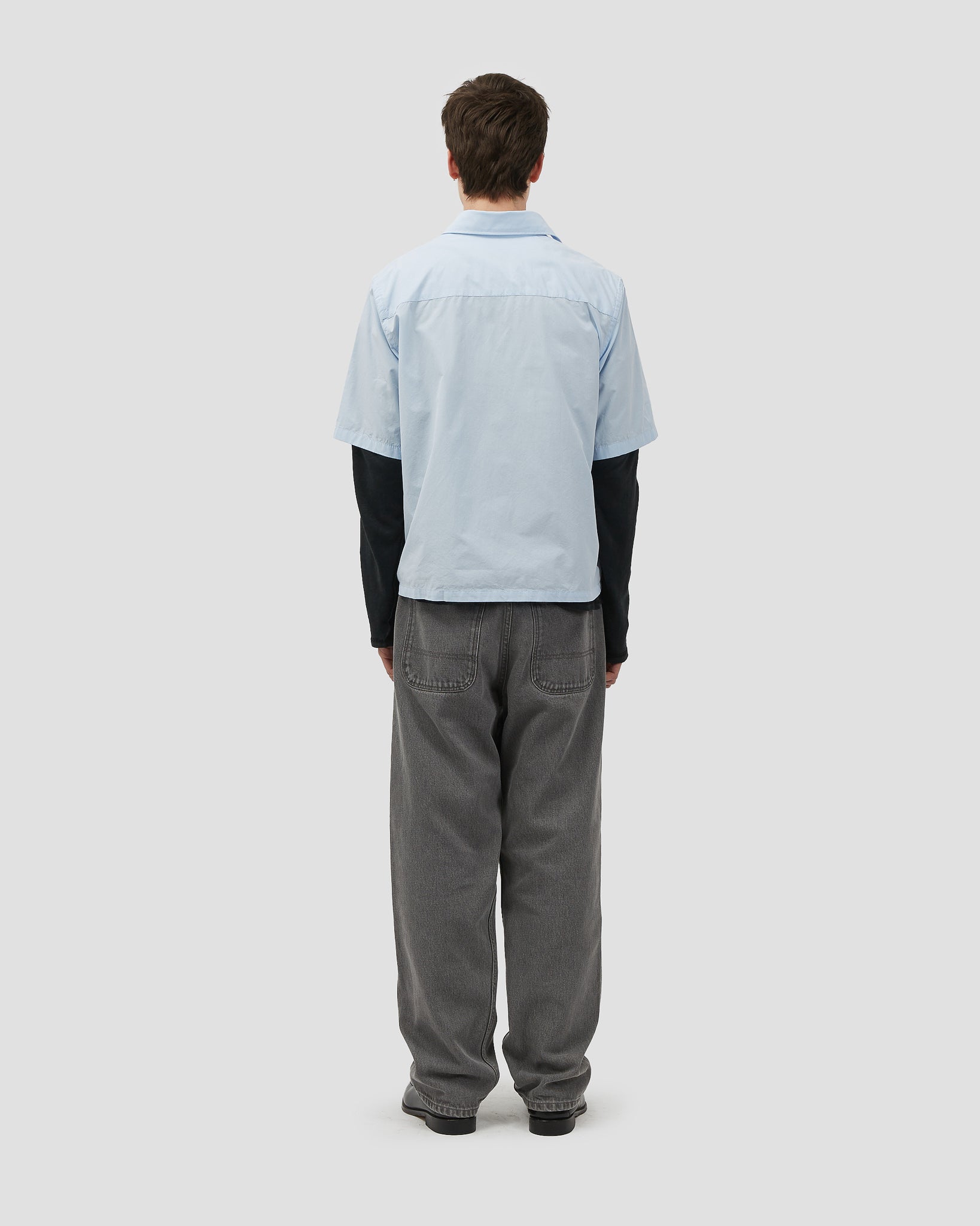 S/S Shirt Poplin Light Blue