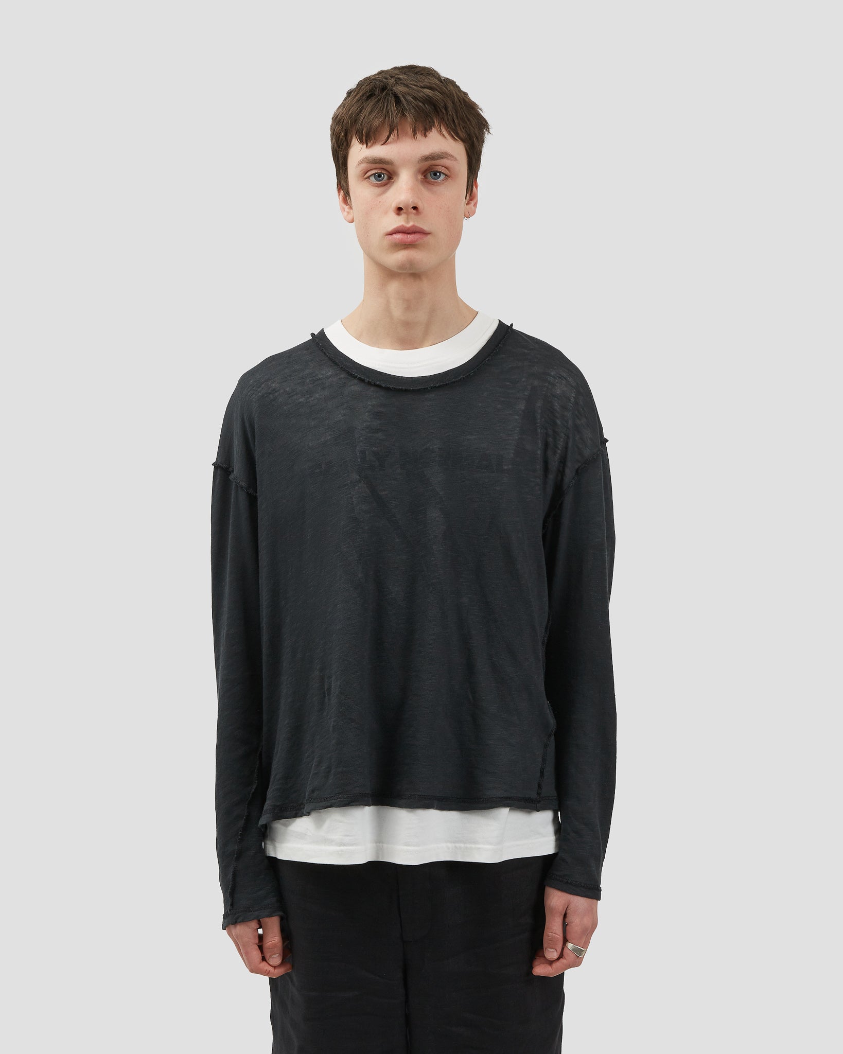 Lightweight Longsleeve Washed Black