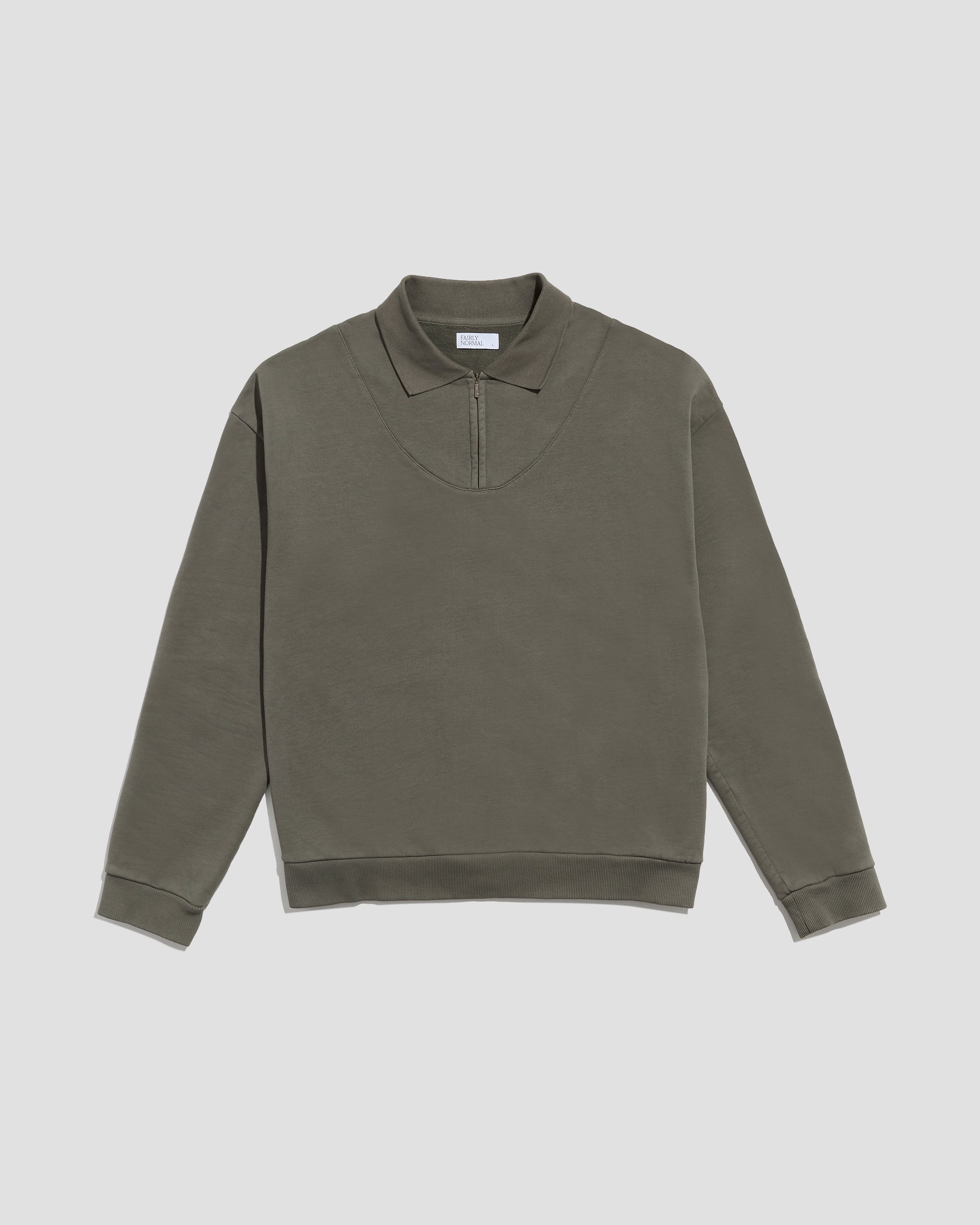 Polo Sweatshirt Taupe