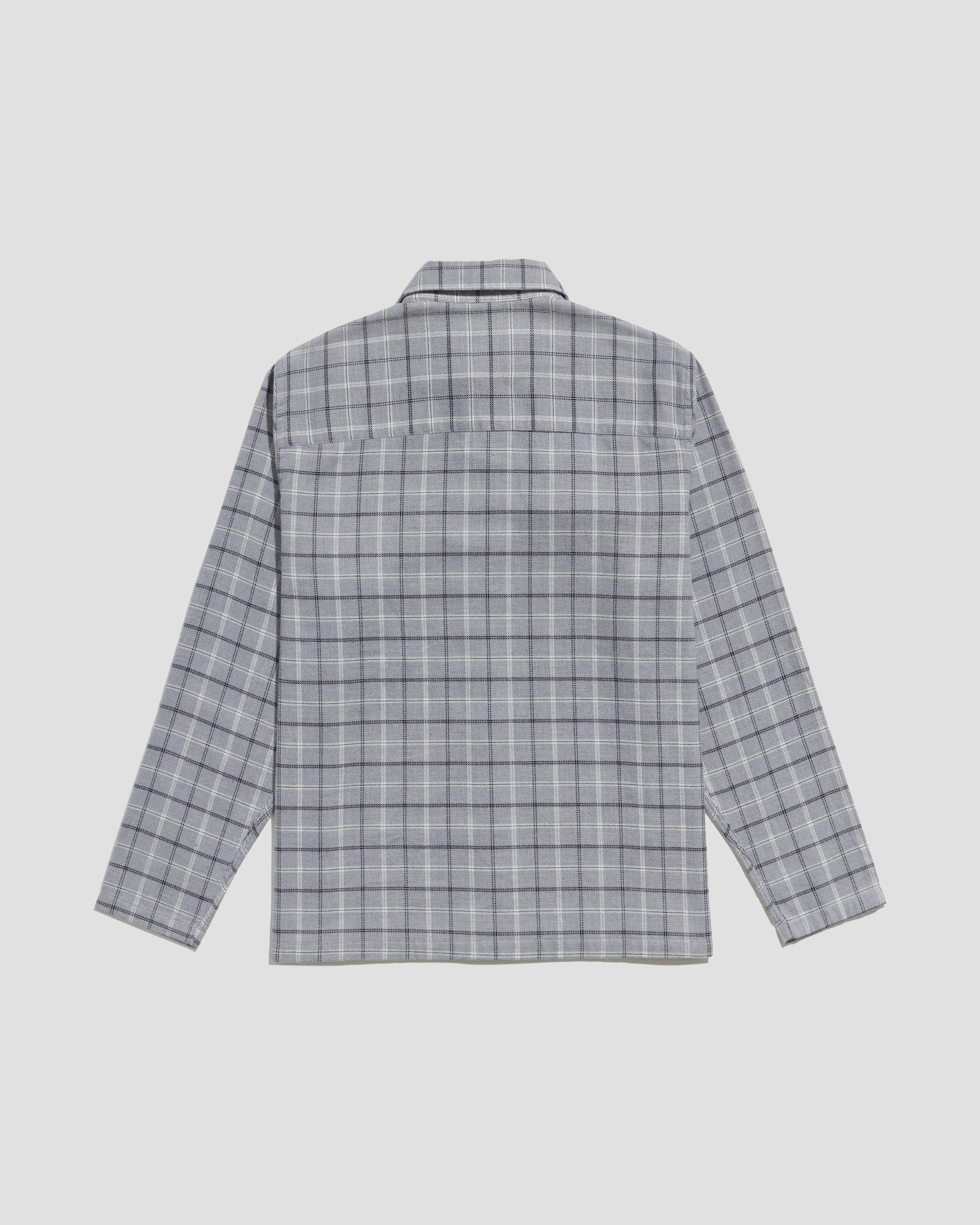 Overshirt Plaid Grey