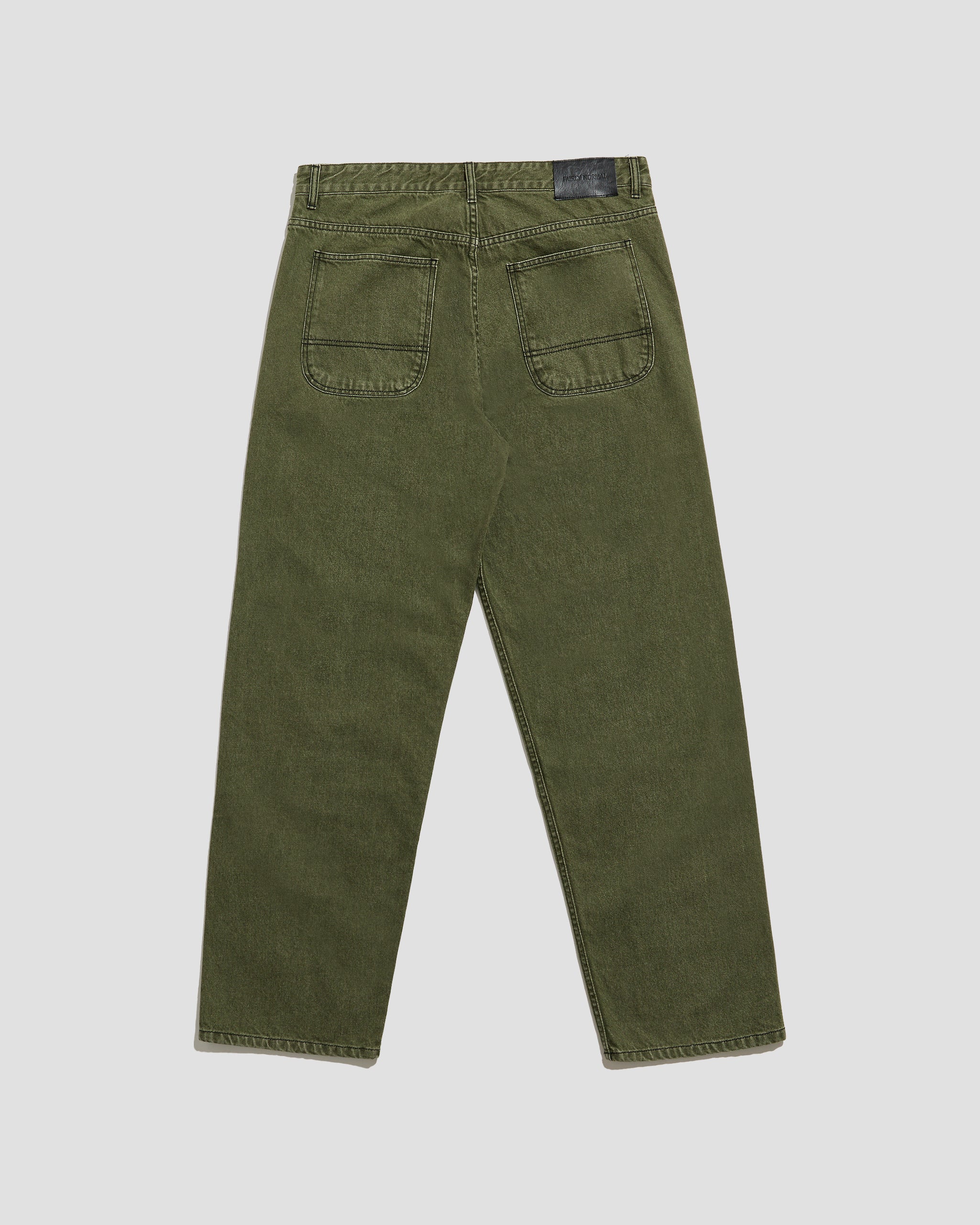 5-Pocket Jeans Washed Green – Fairly Normal