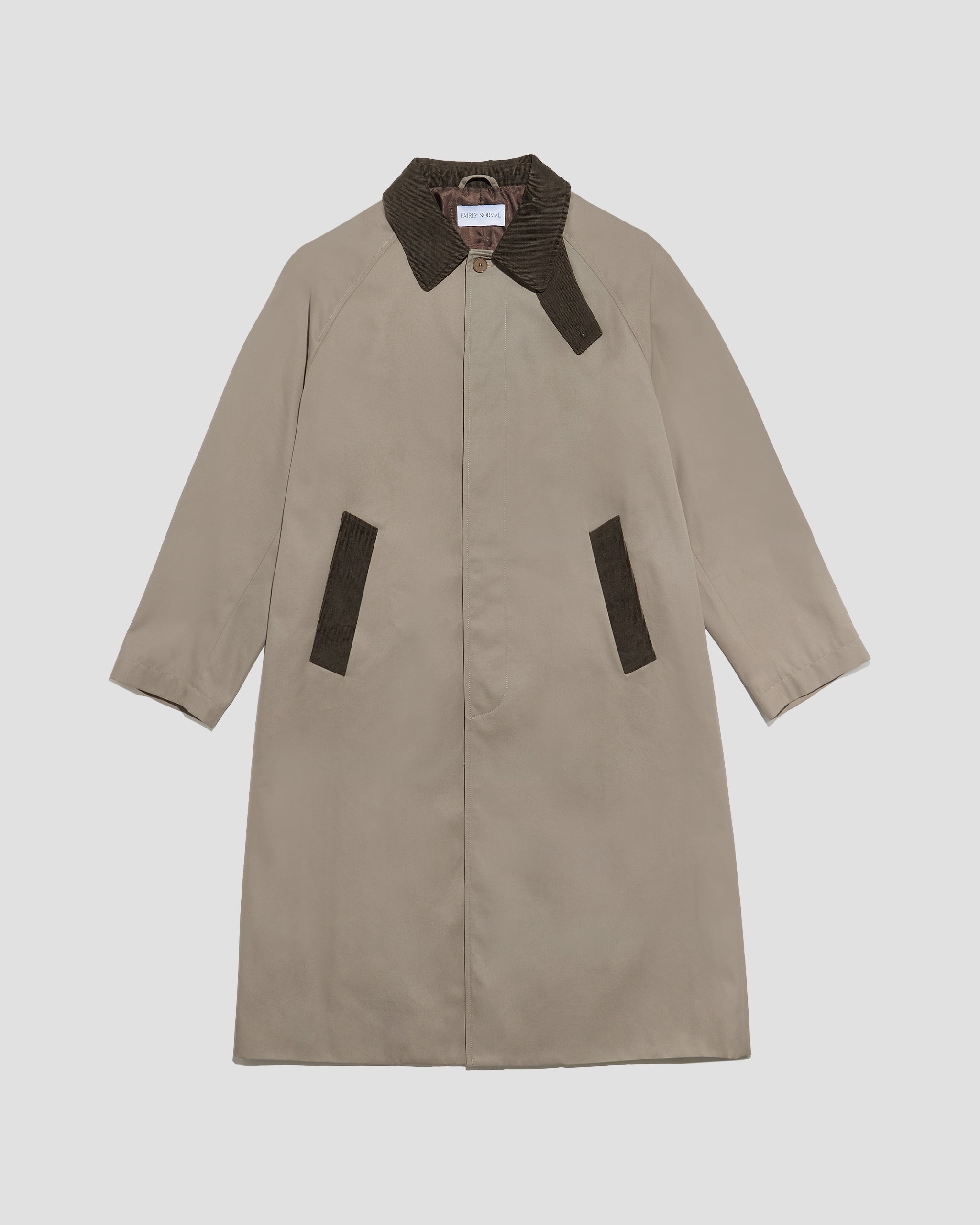 Raglan Top Coat Sand