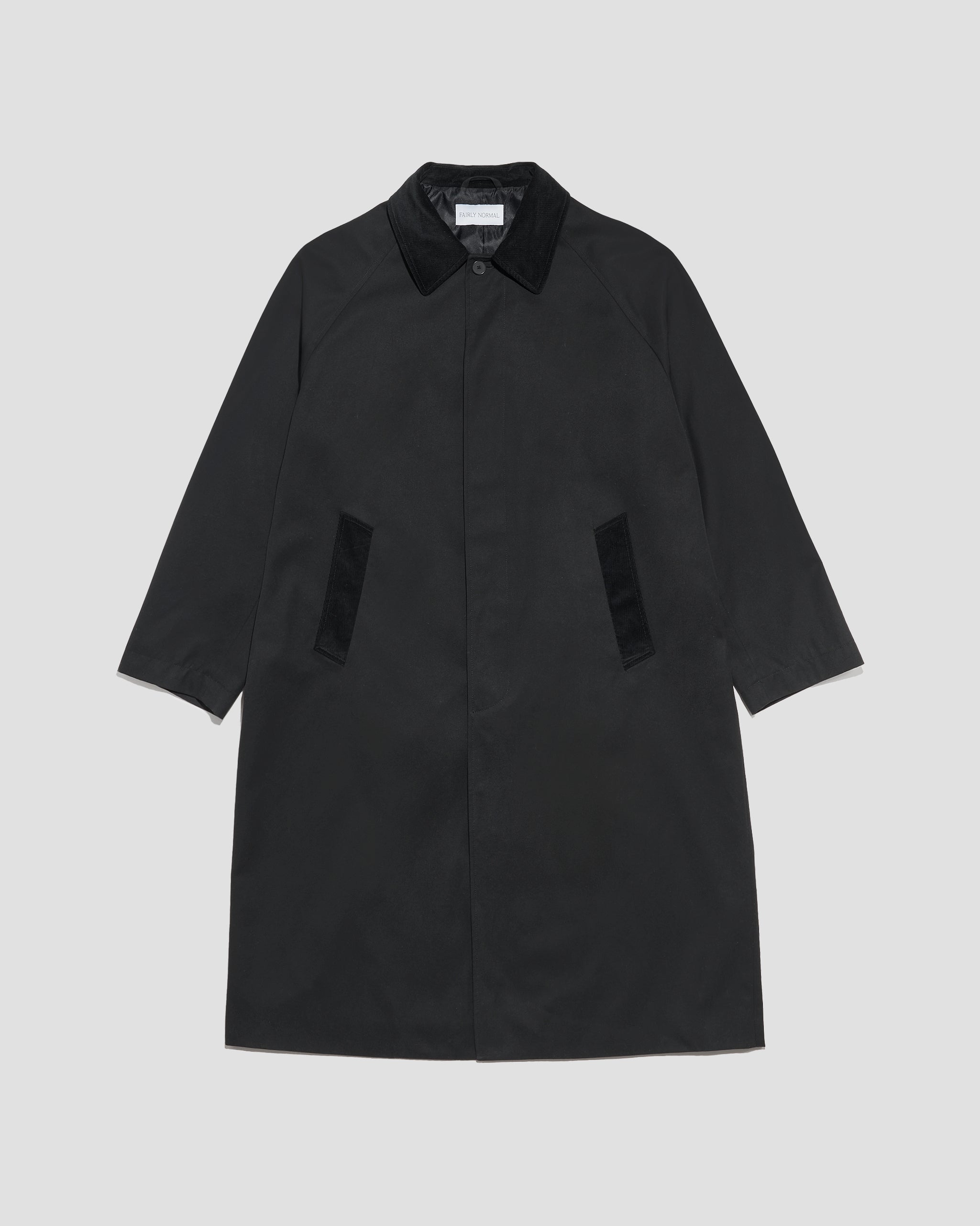 Raglan Top Coat Black