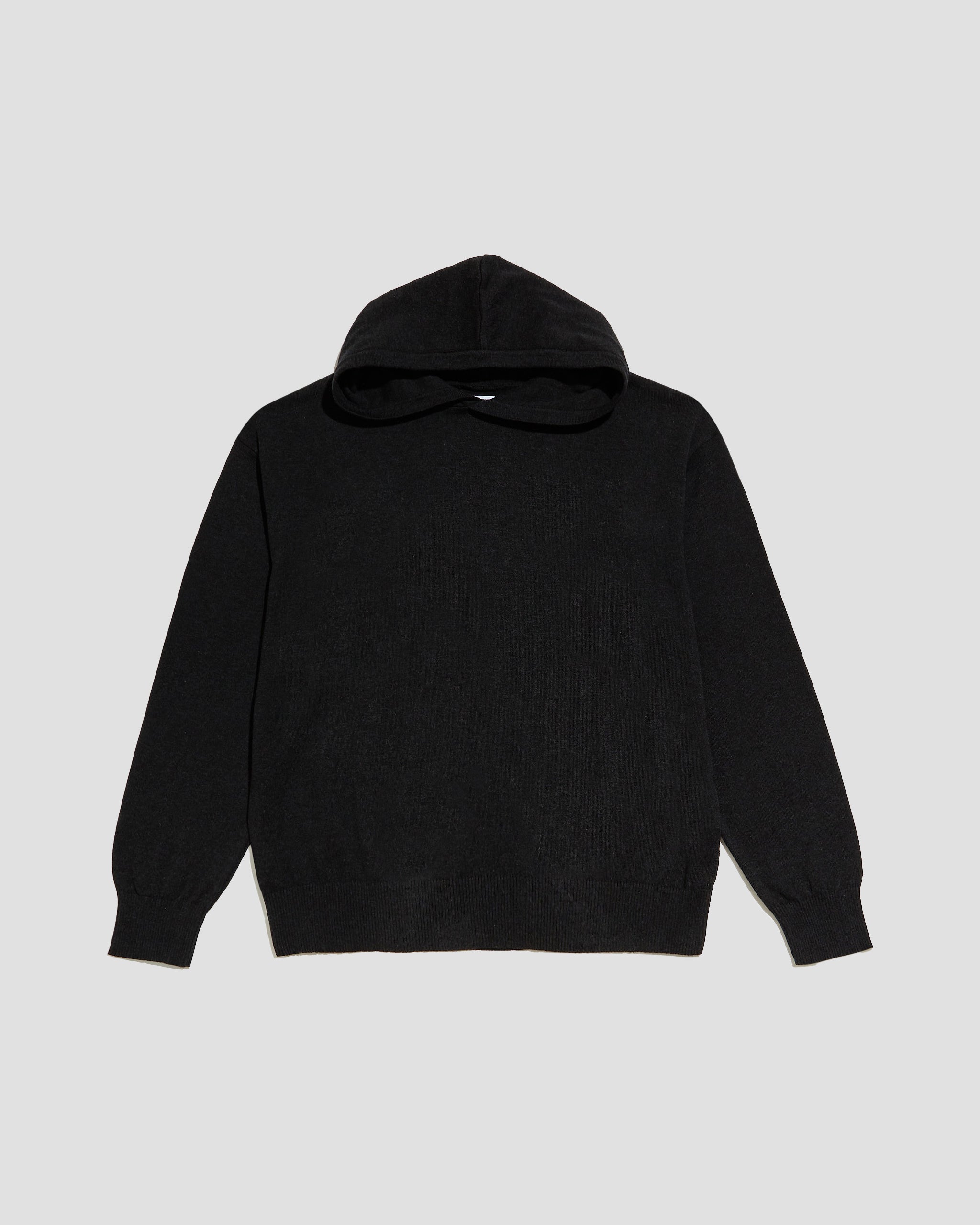 Knit Hoodie Black