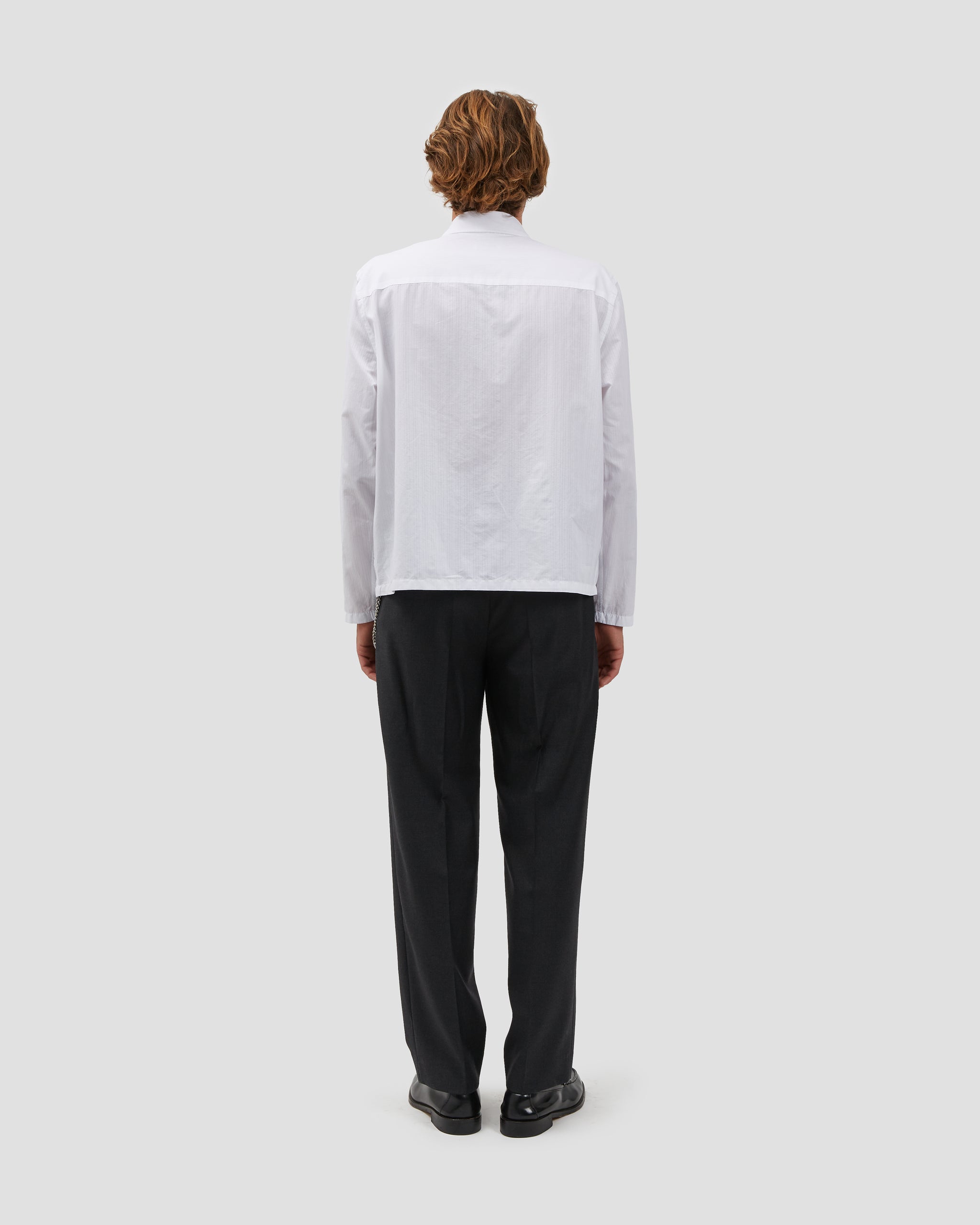 Box Shirt Striped White