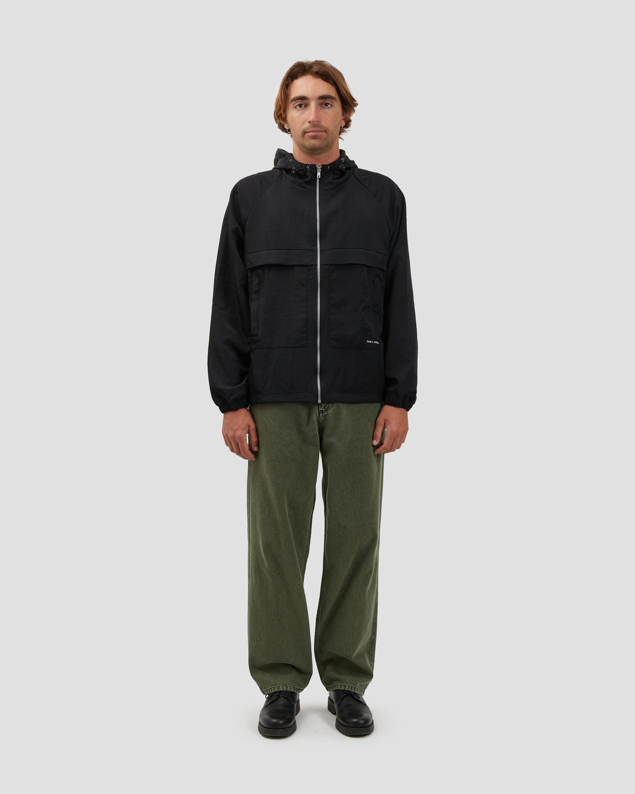 Windbreaker Nylon Black