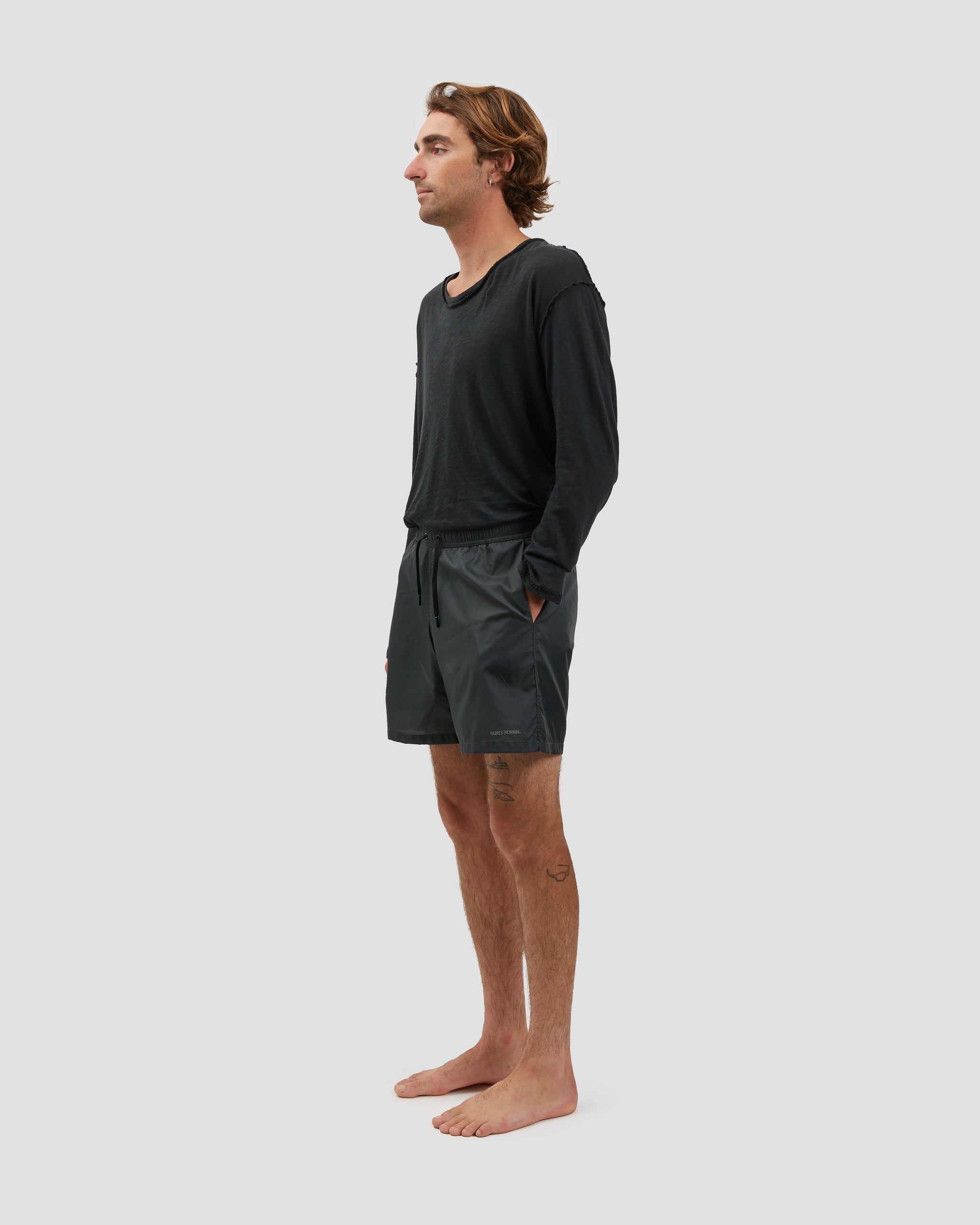 Field Nylon Shorts Dark Grey