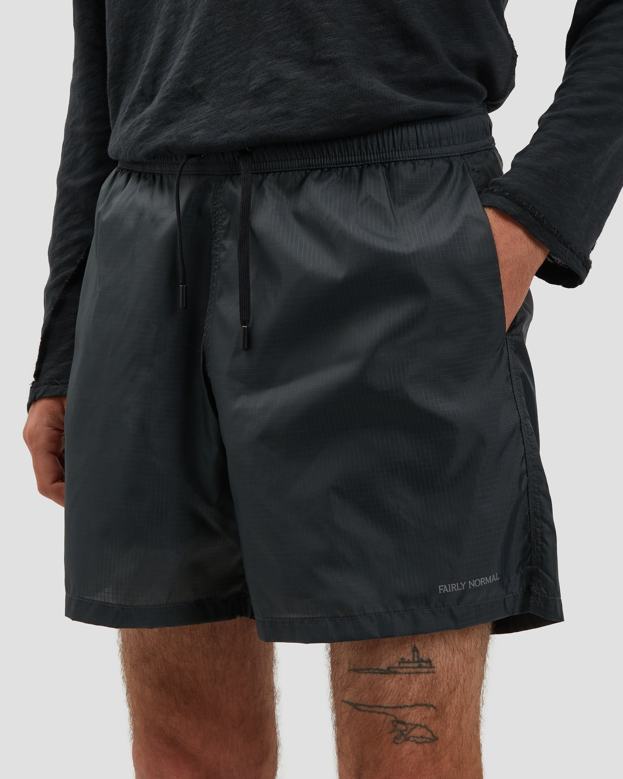 Field Nylon Shorts Dark Grey