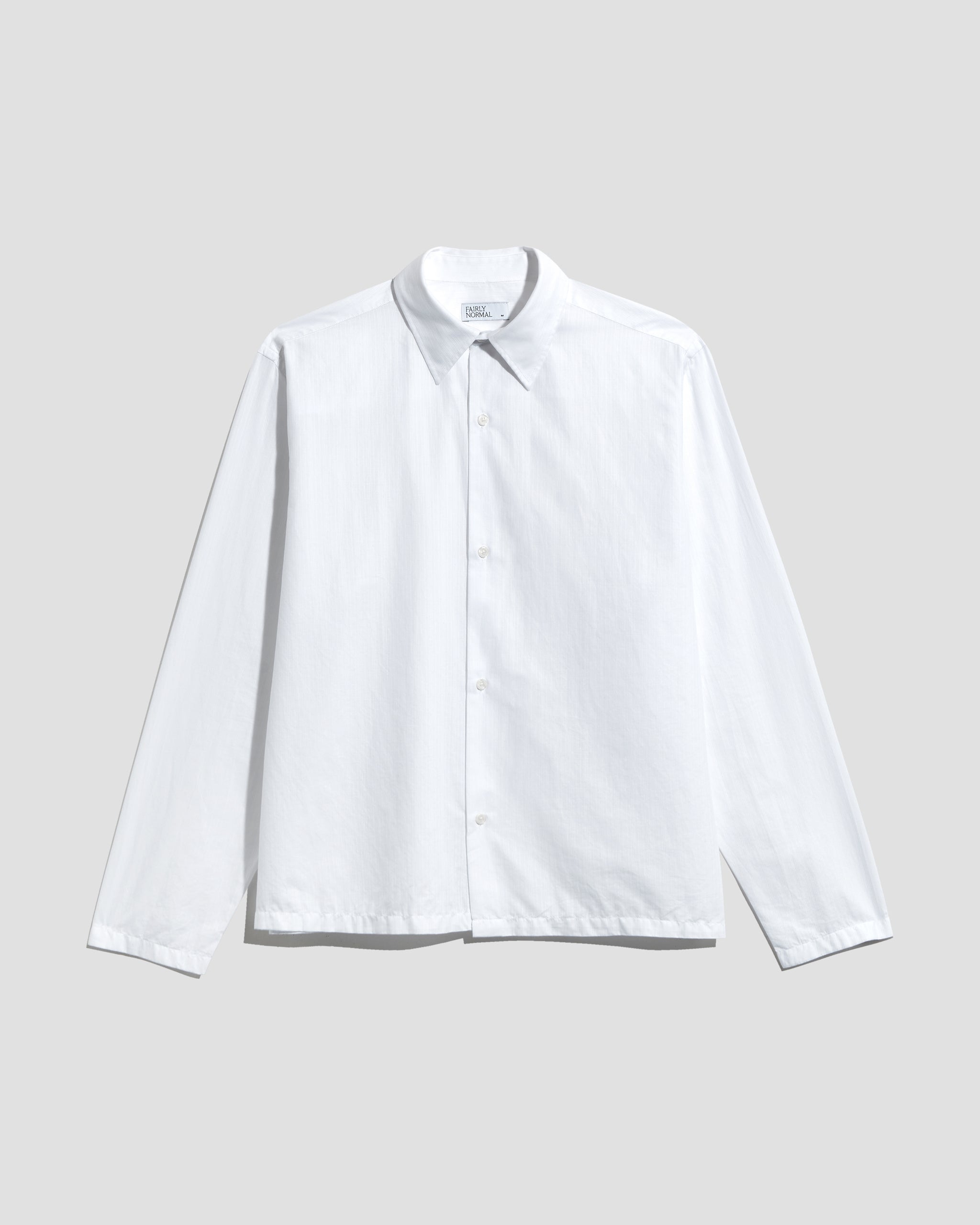 Box Shirt Striped White