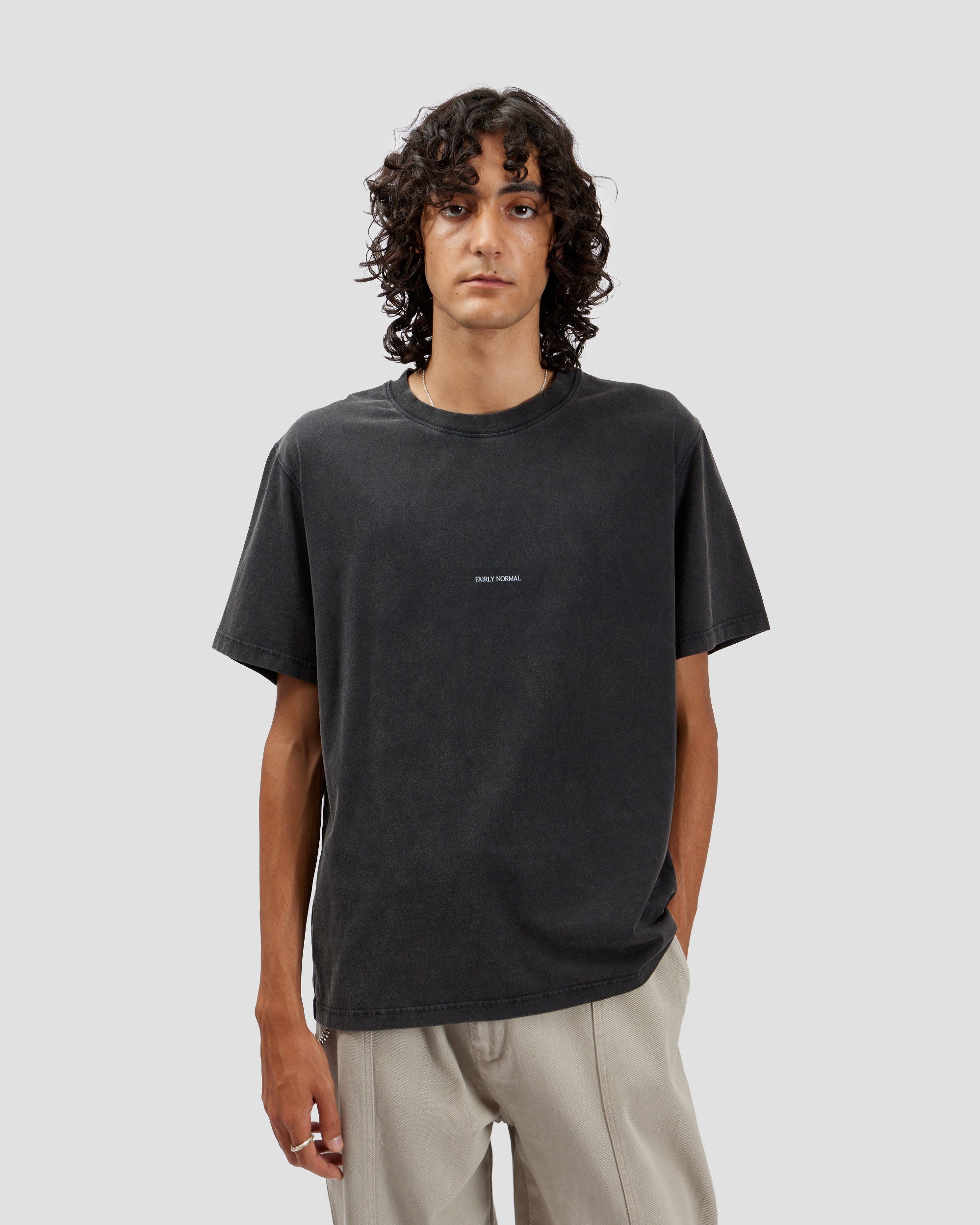 Core Logo T-Shirt Washed Black