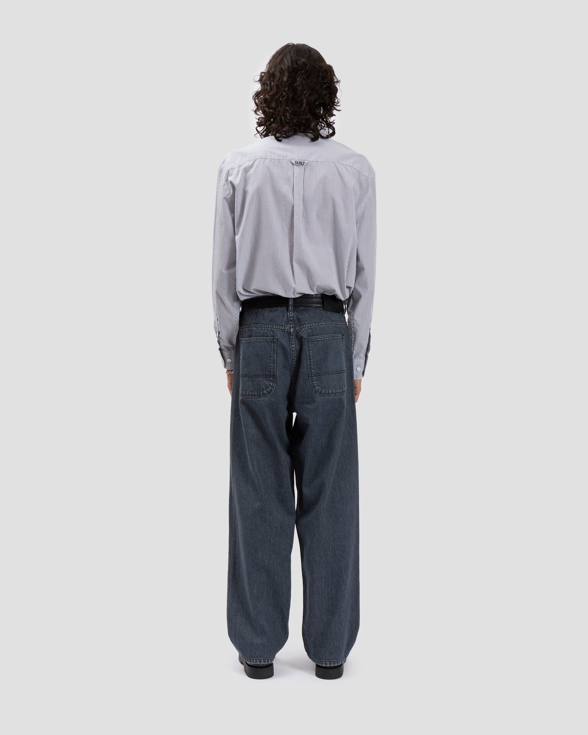 5-Pocket Jeans Washed Black