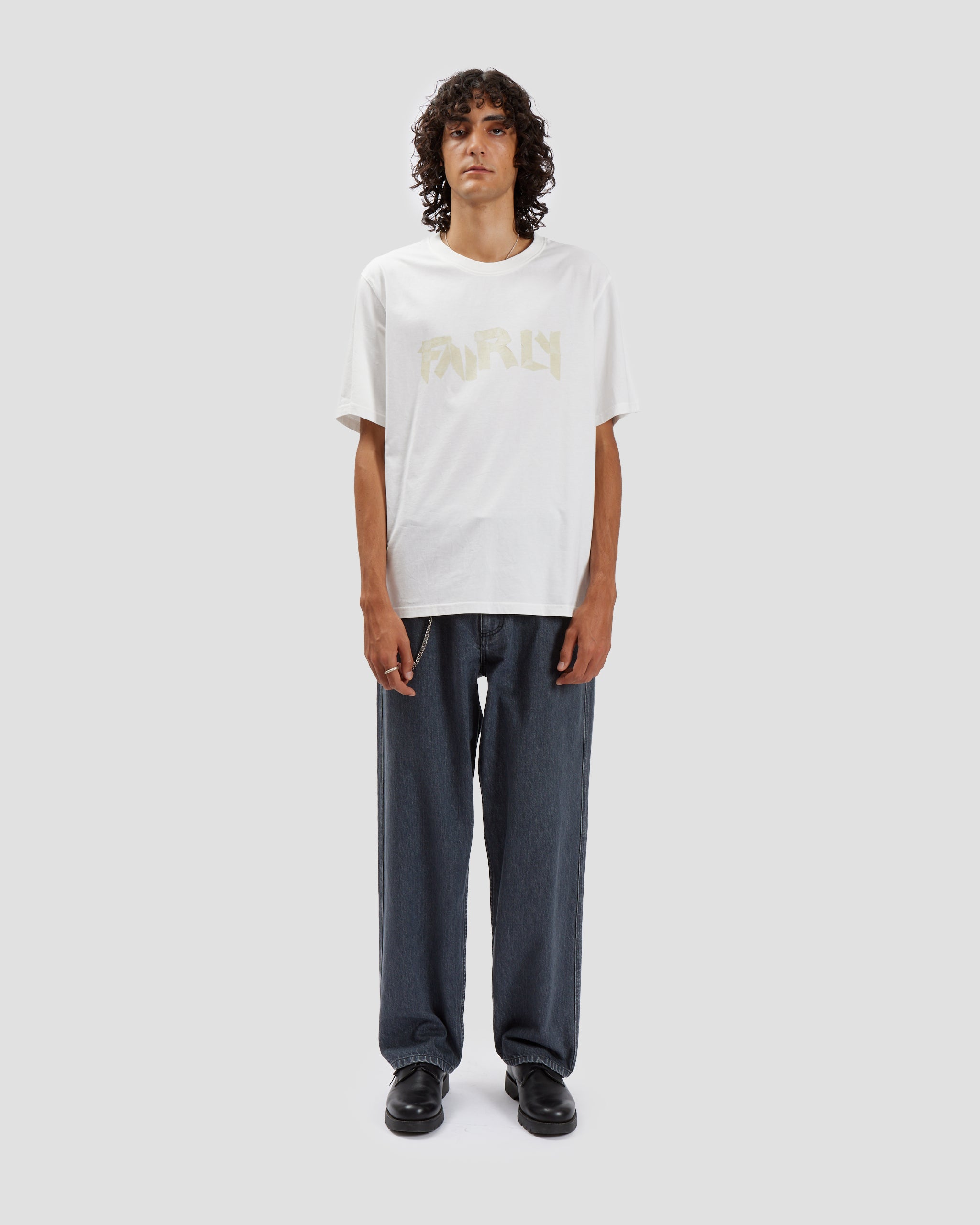 Tape Logo T-Shirt White