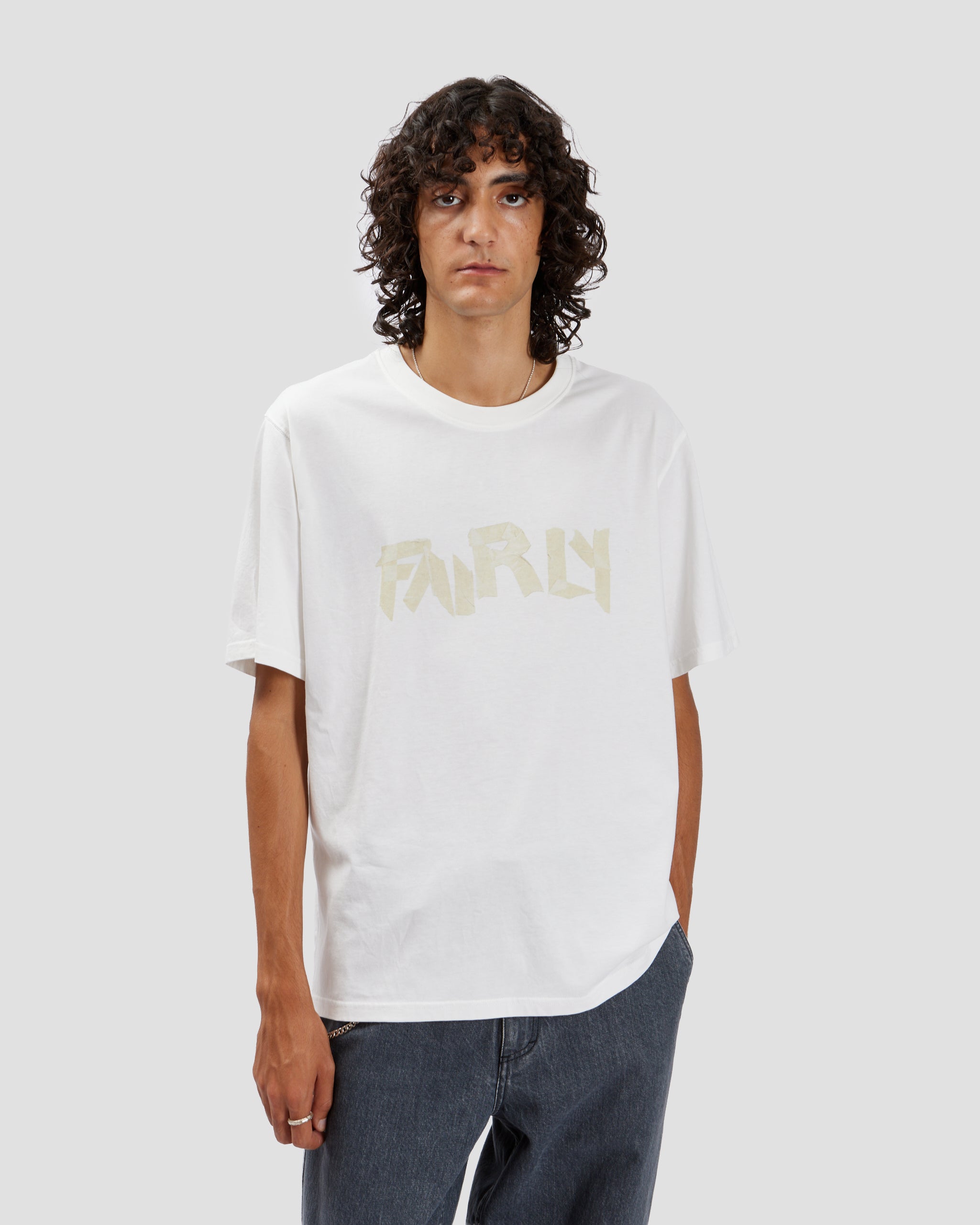 Tape Logo T-Shirt White