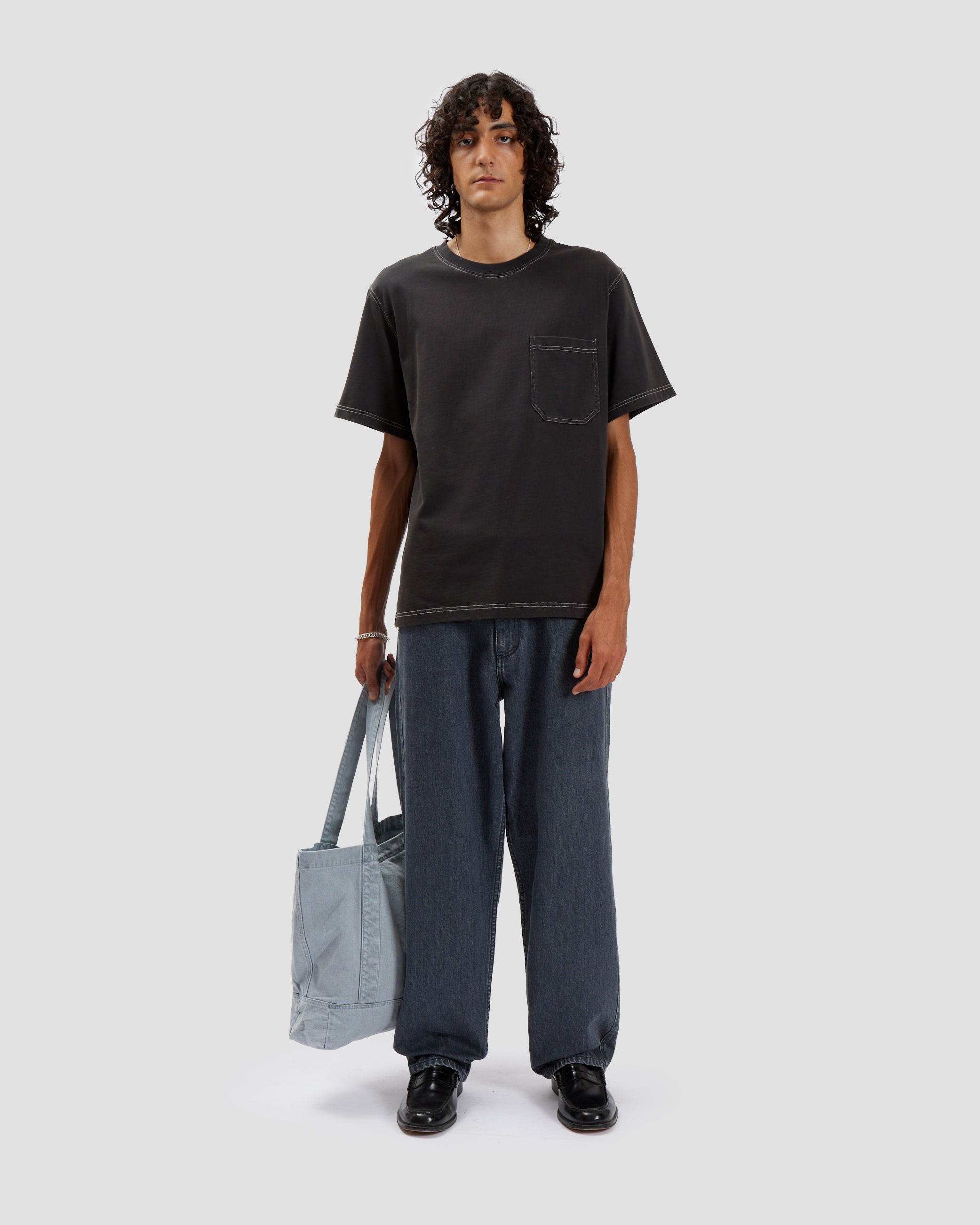 Heavyweight T-Shirt Washed Black