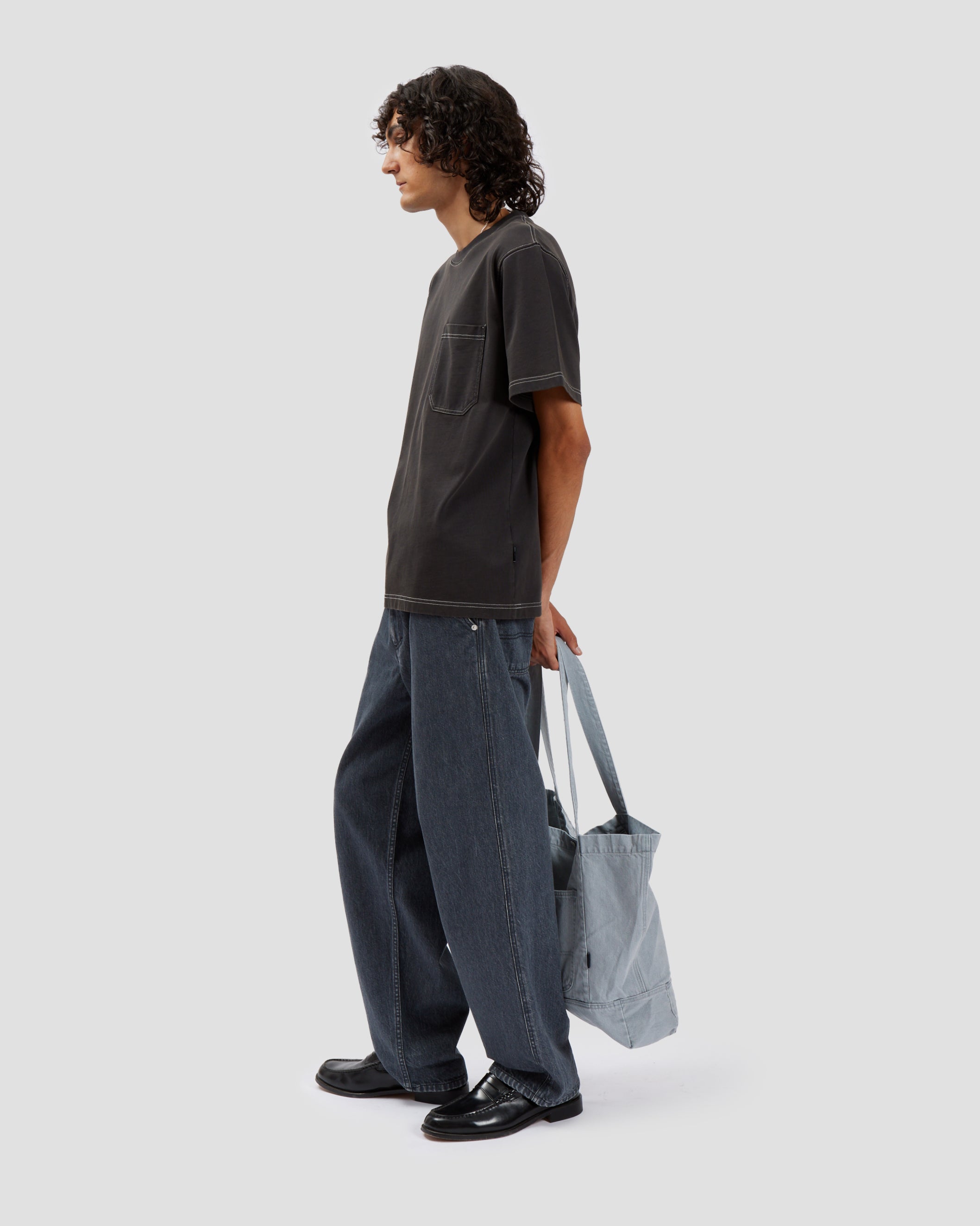 Heavyweight T-Shirt Washed Black