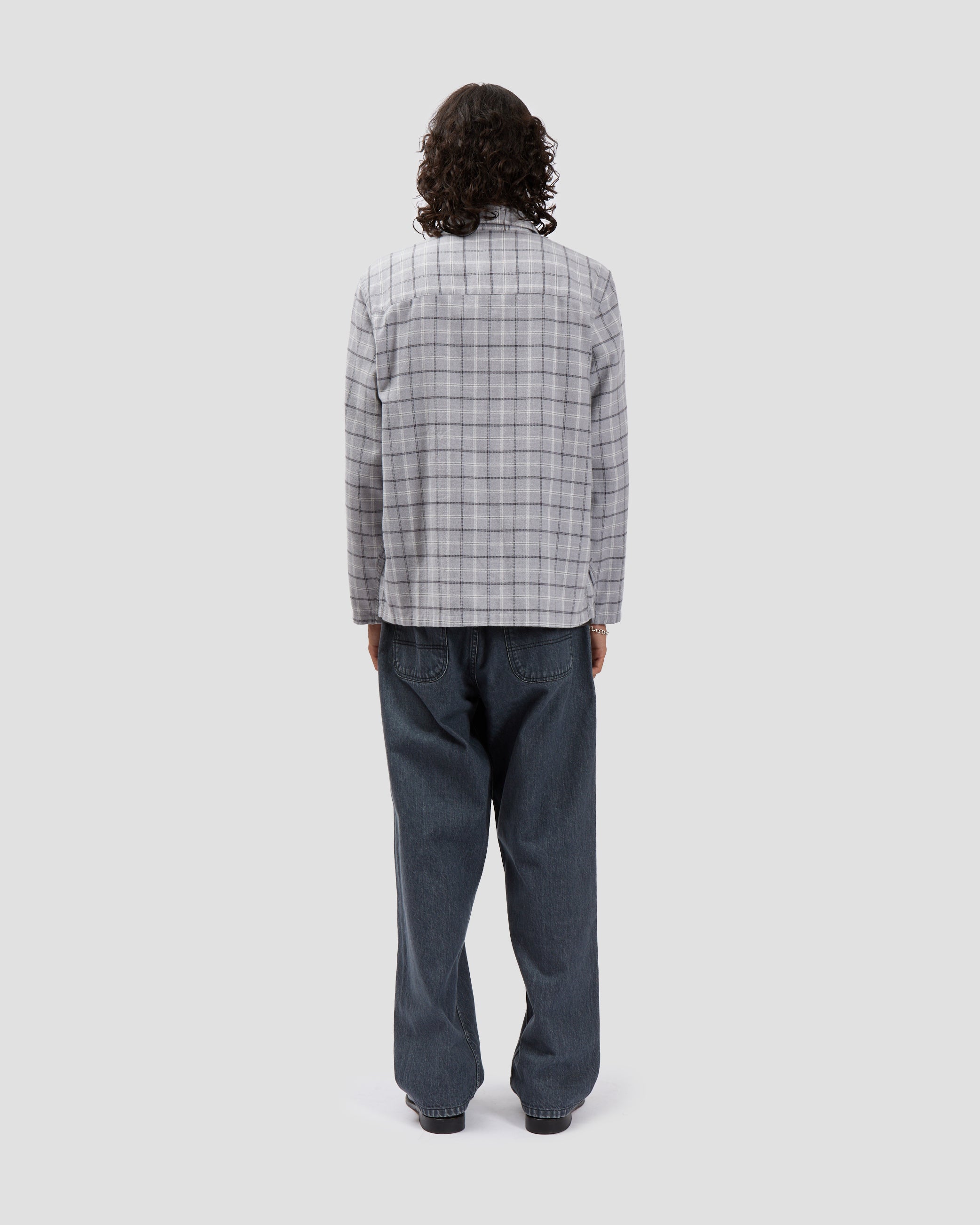 Overshirt Plaid Grey