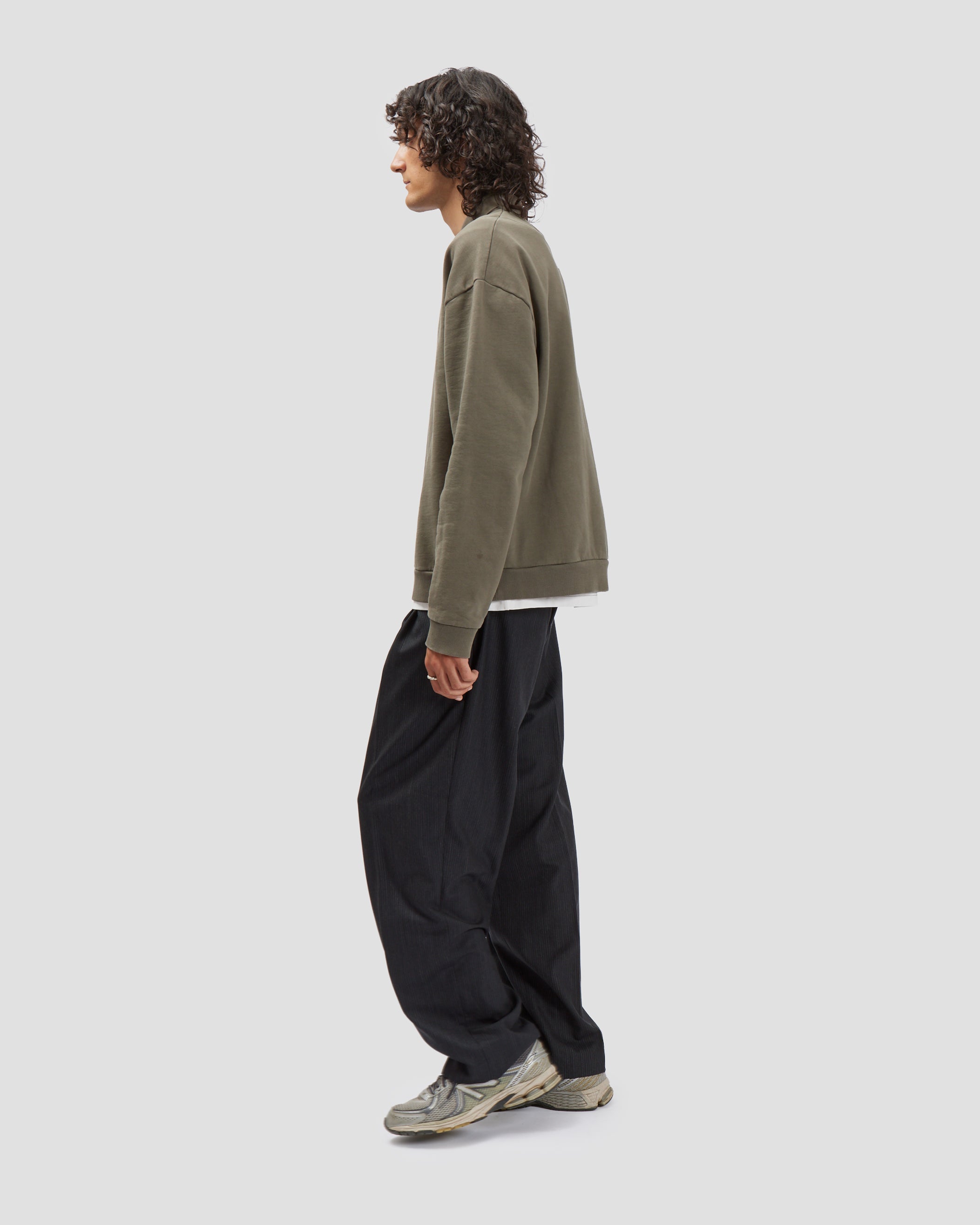 Polo Sweatshirt Taupe