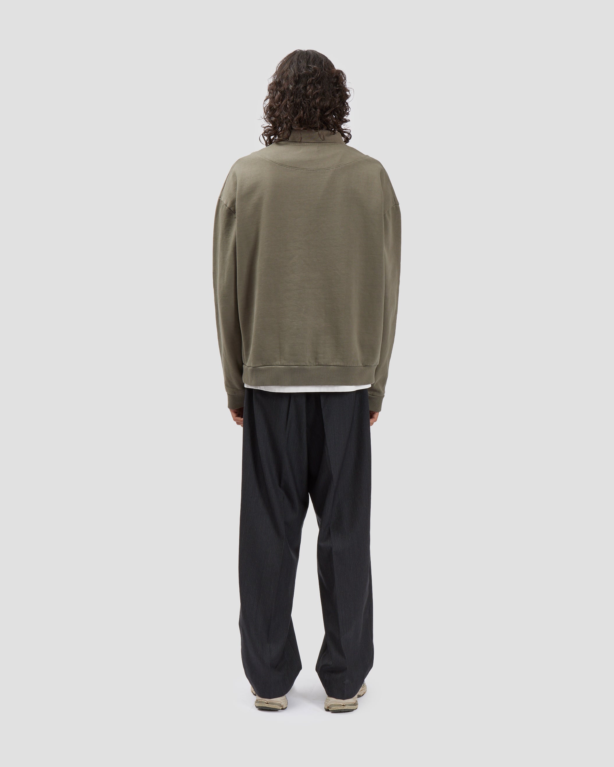 Polo Sweatshirt Taupe