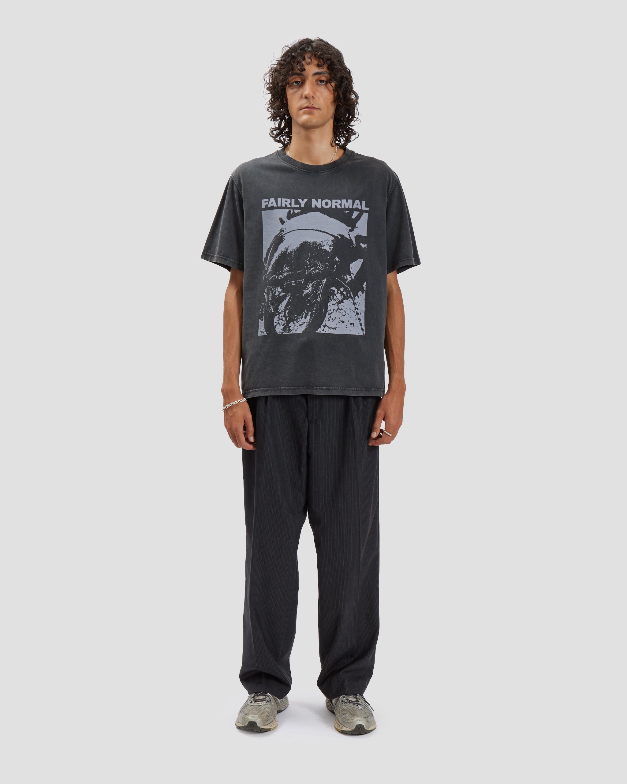 Beetle T-Shirt Washed Black
