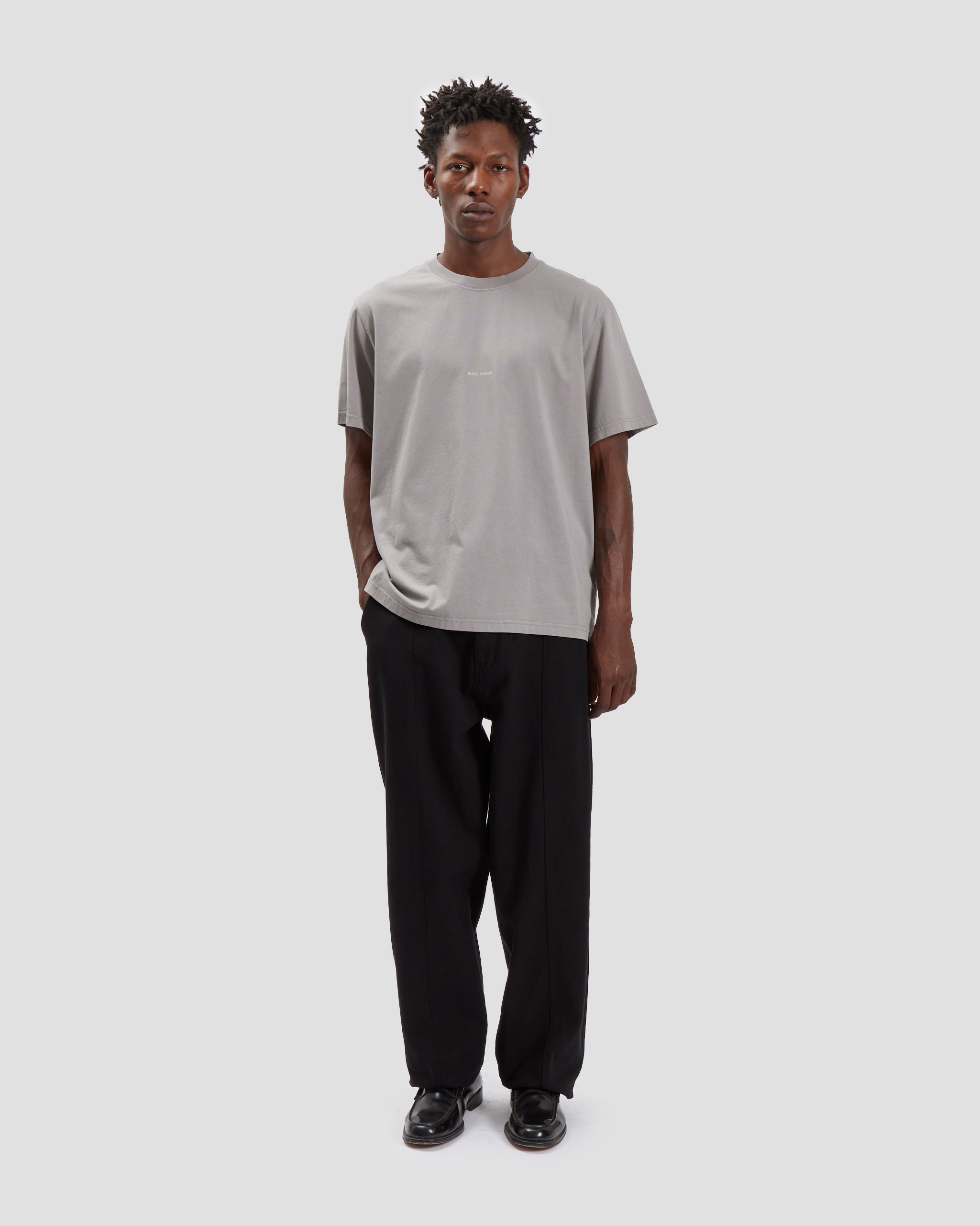 Core Logo T-Shirt Washed Taupe