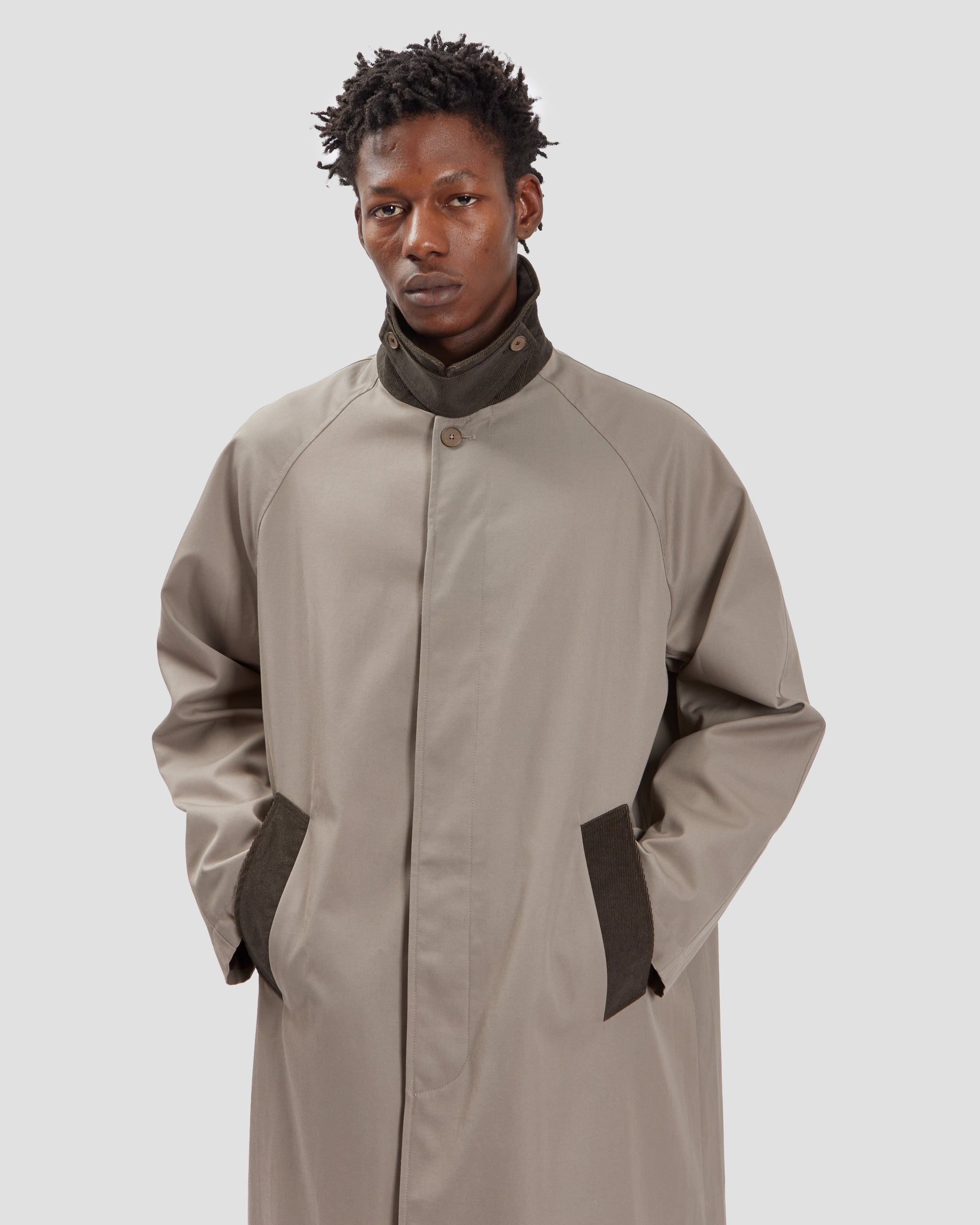 Raglan Top Coat Sand