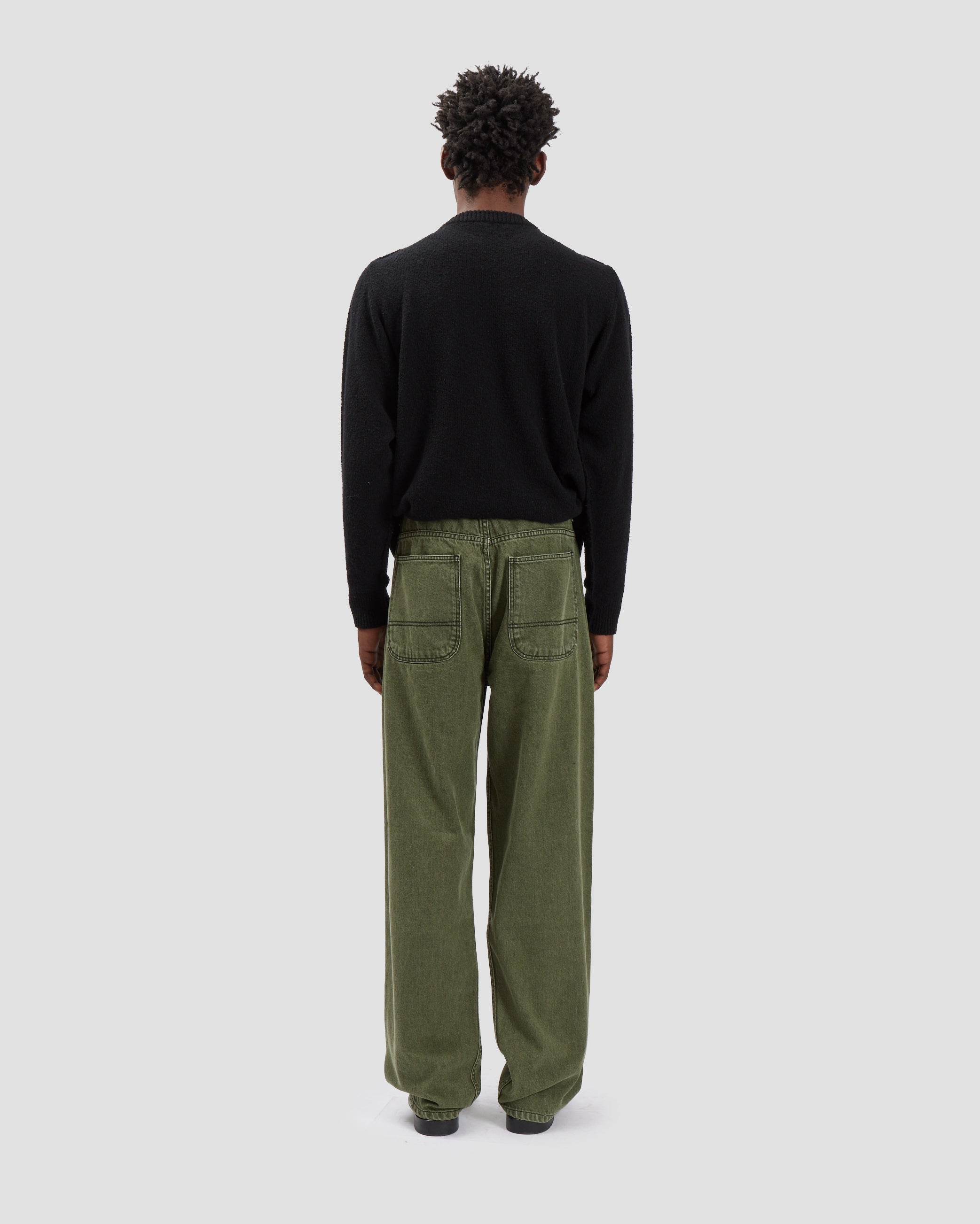 5-Pocket Jeans Washed Green