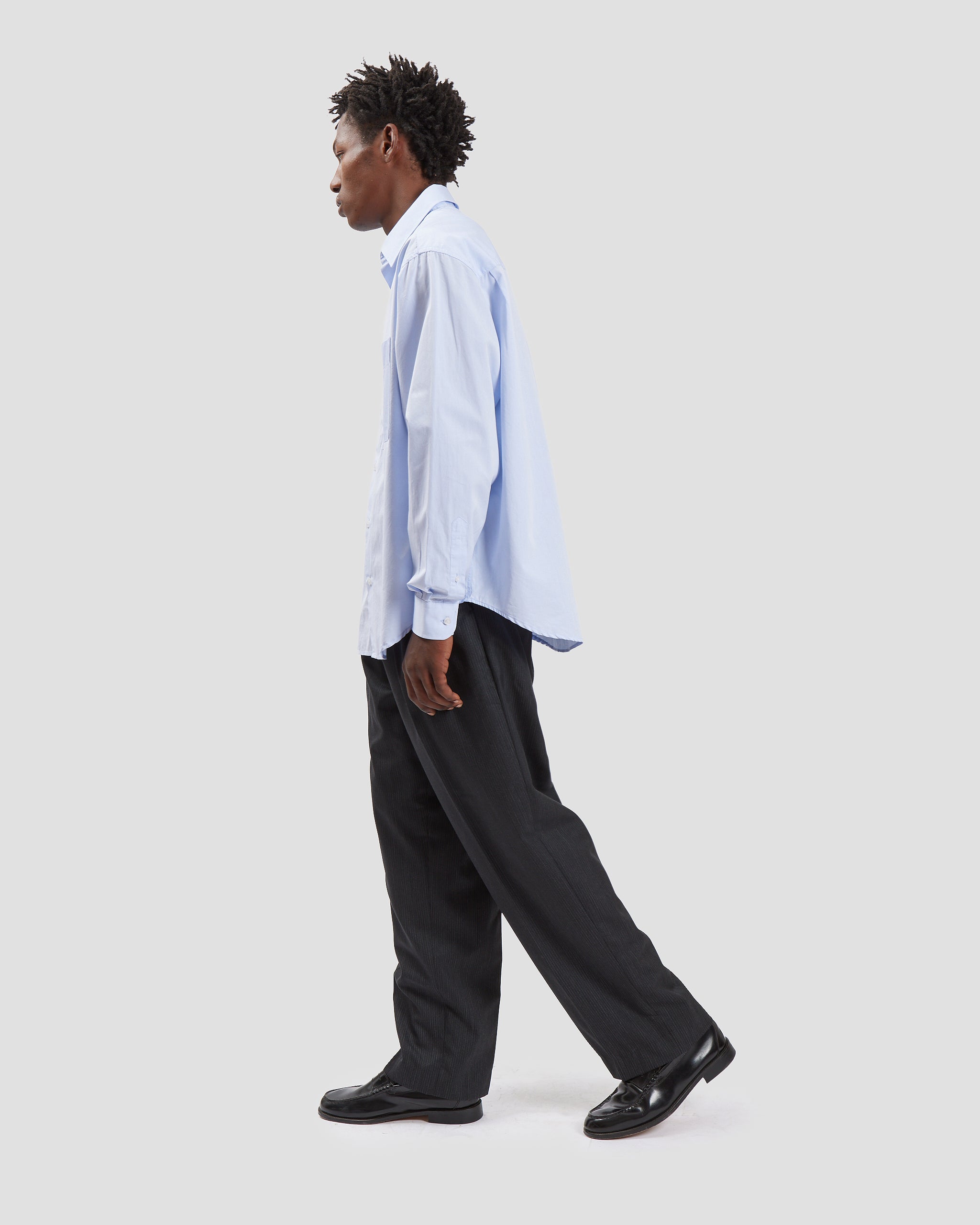 Oversized Shirt Poplin Lavender