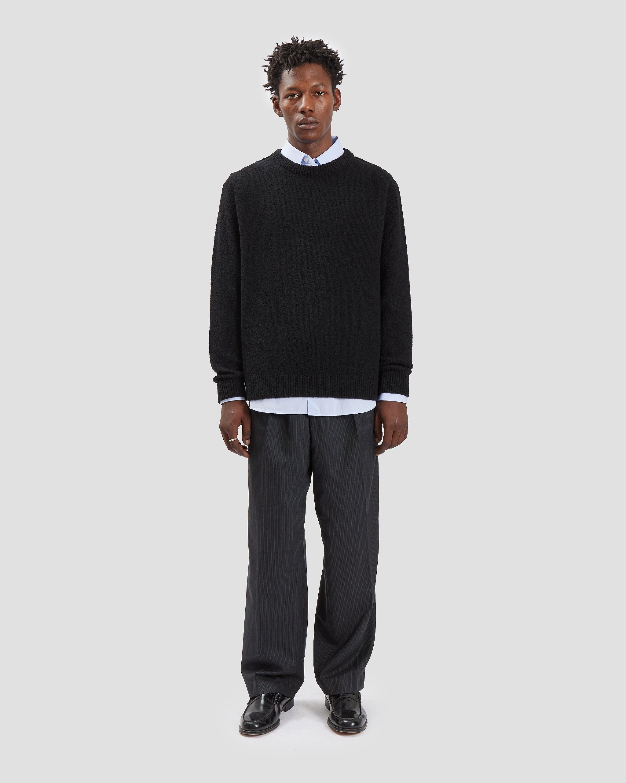 Bouclé Sweater Black